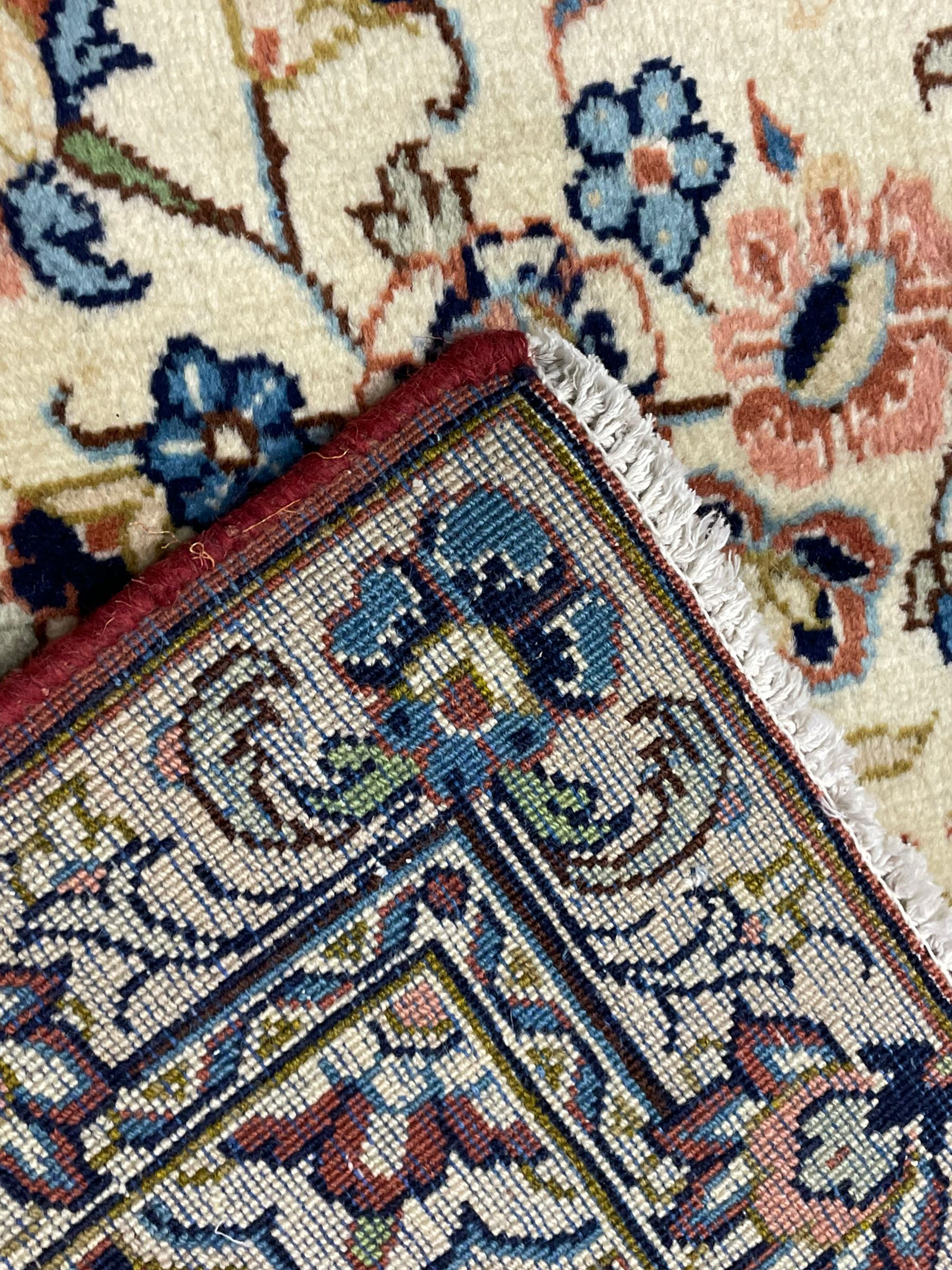 Persian ivory and peach ground rug - Image 10 of 12