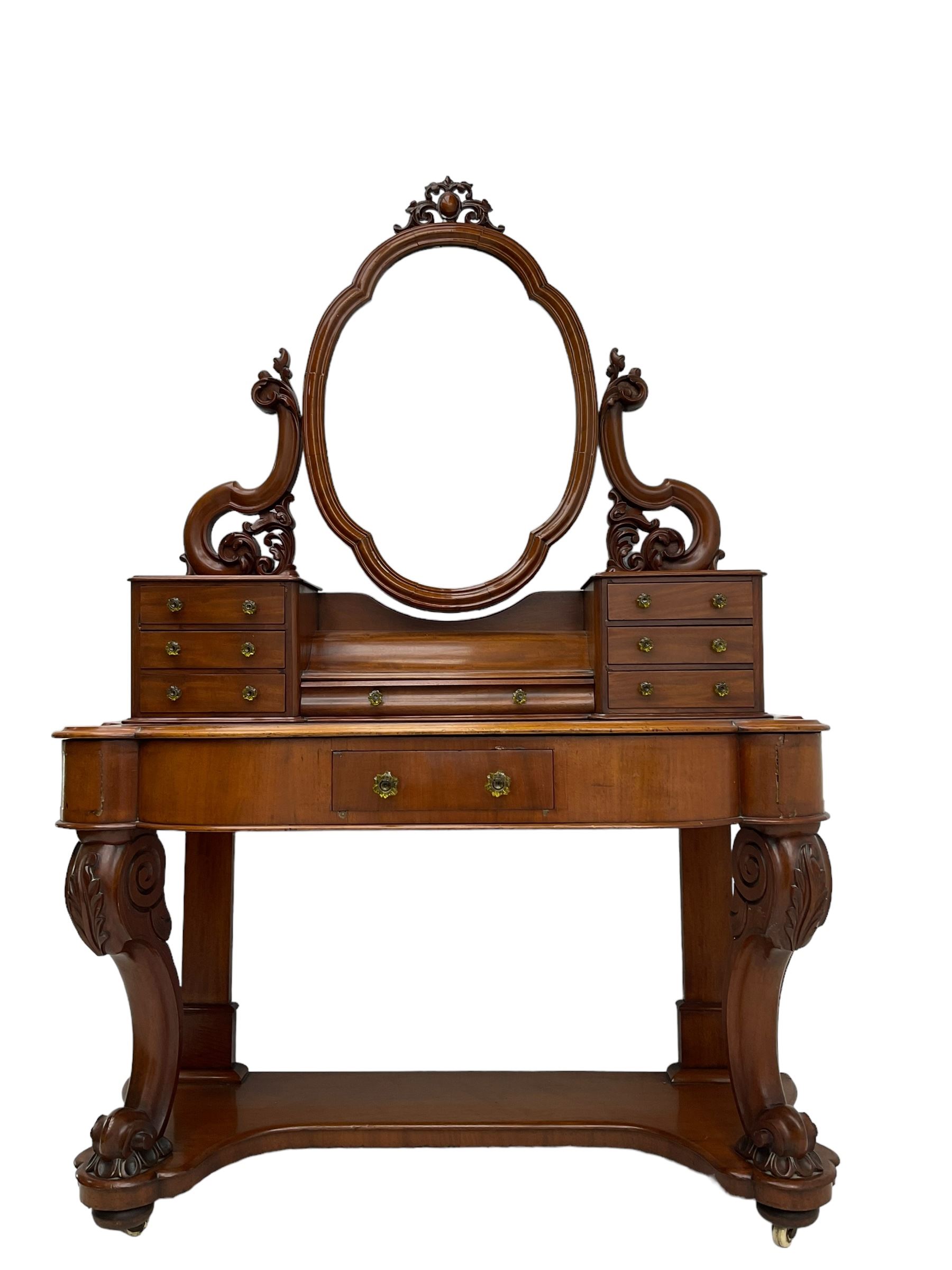 Victorian mahogany Duchess dressing table - Image 4 of 6