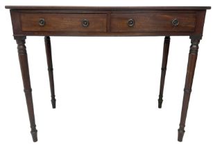 19th century mahogany side table