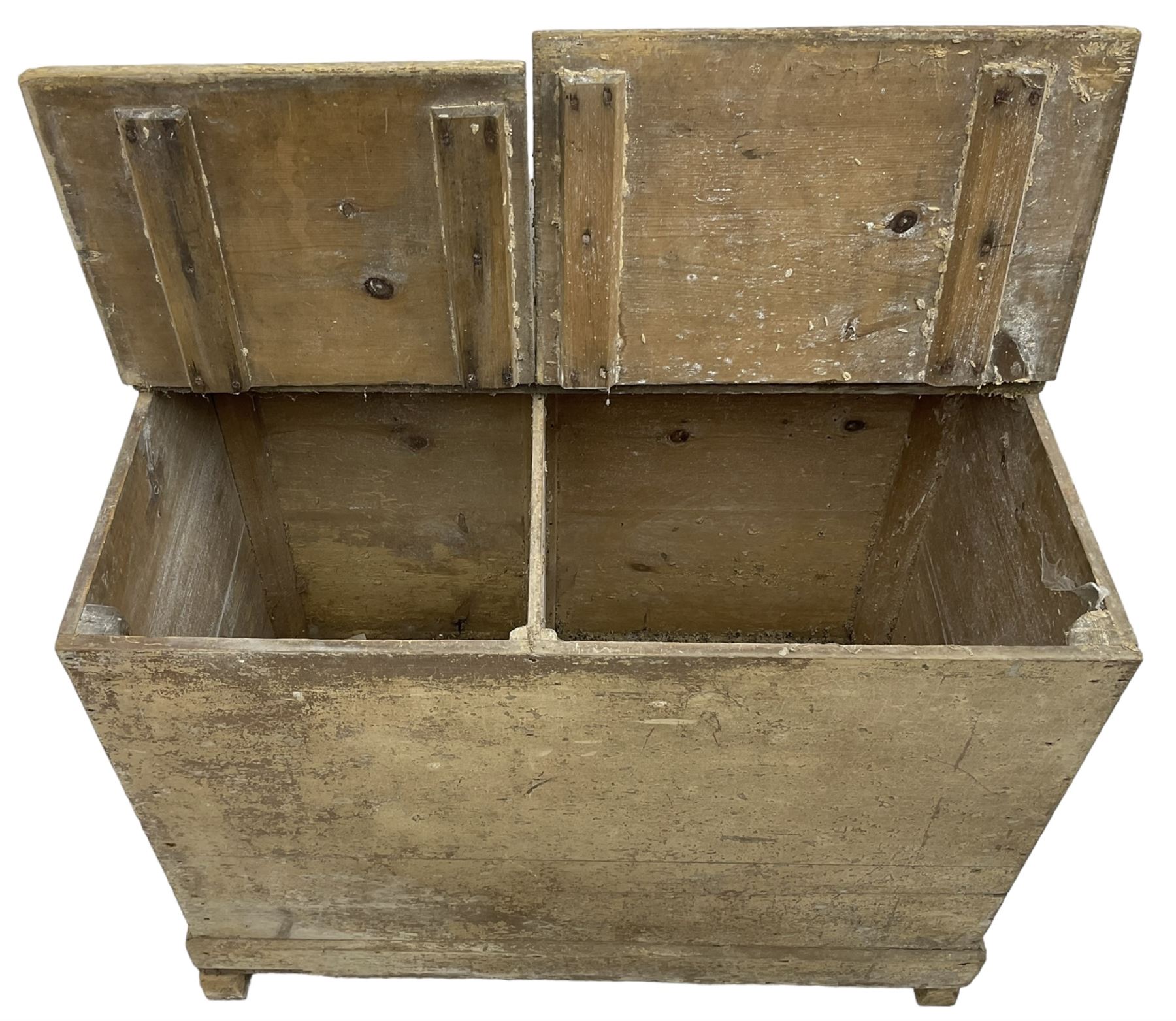 19th century pine double dough bin - Image 5 of 5