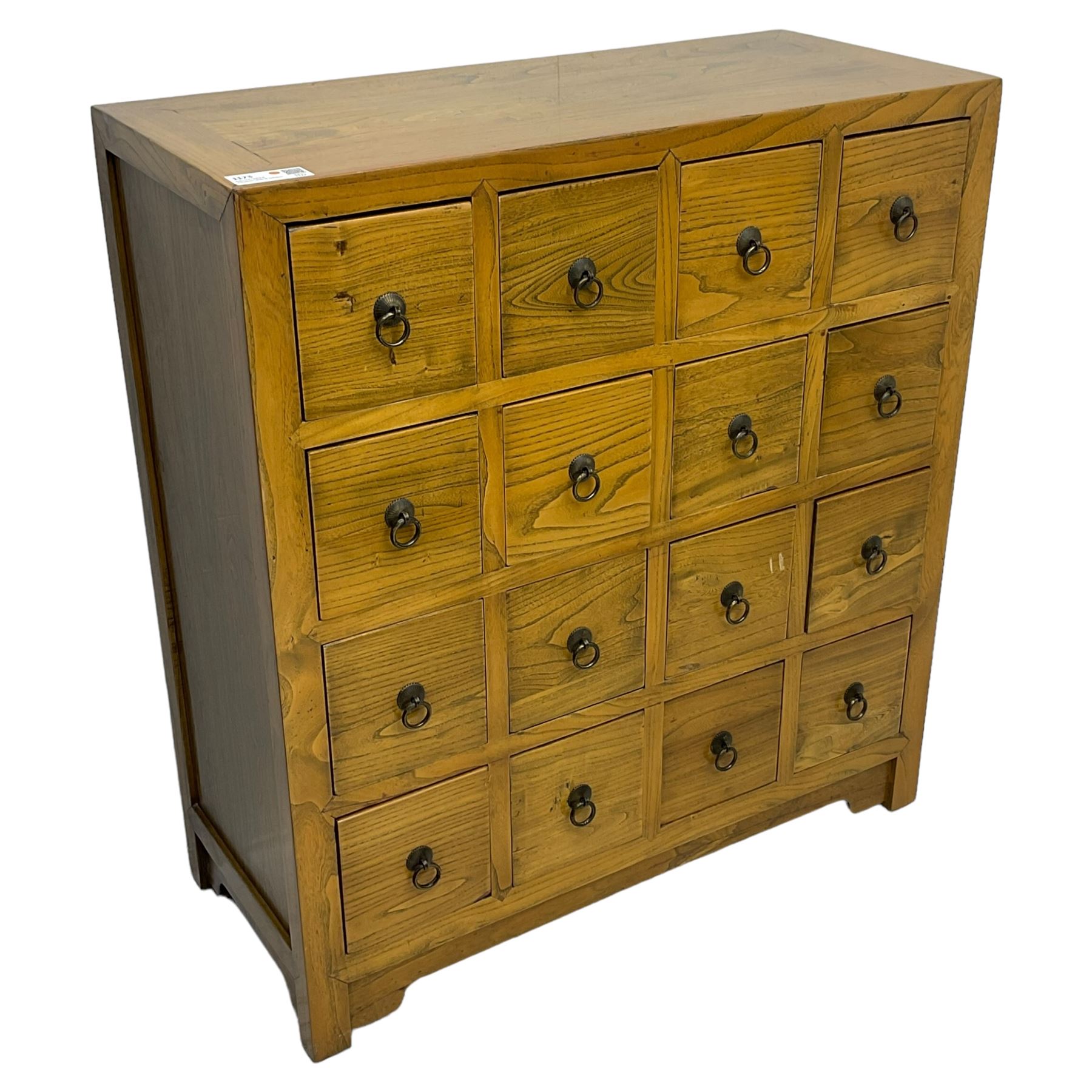 Korean elm multi-drawer cabinet