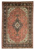 North West Persian pink ground Tabriz carpet