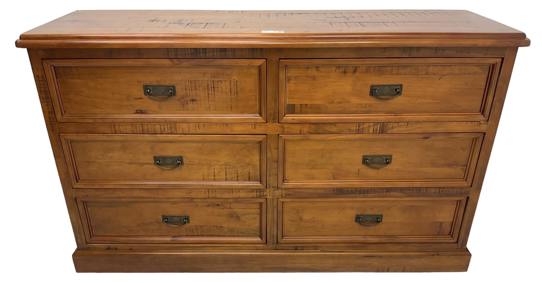 Hardwood chest - Image 3 of 6