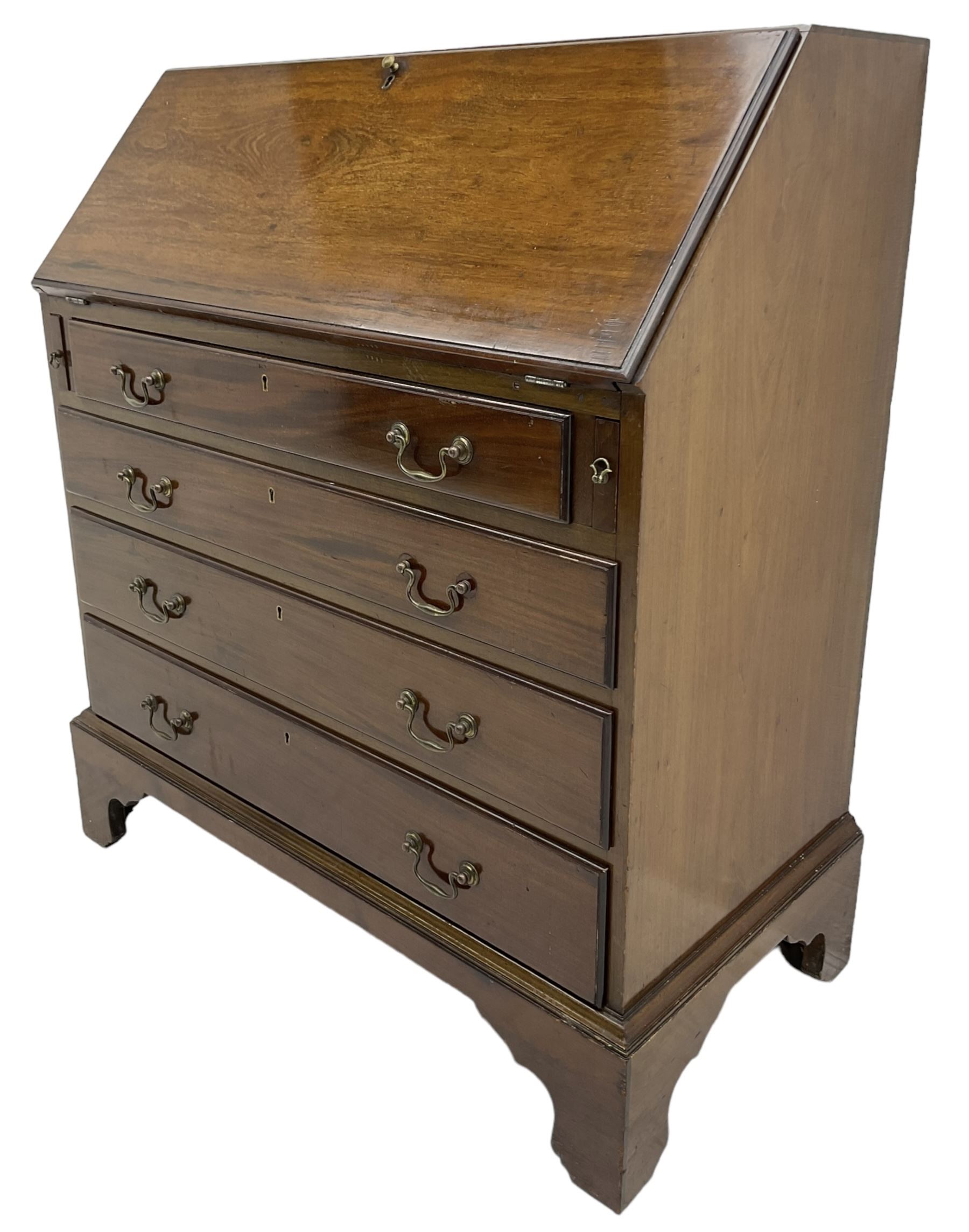 Early 20th century mahogany bureau - Image 6 of 6