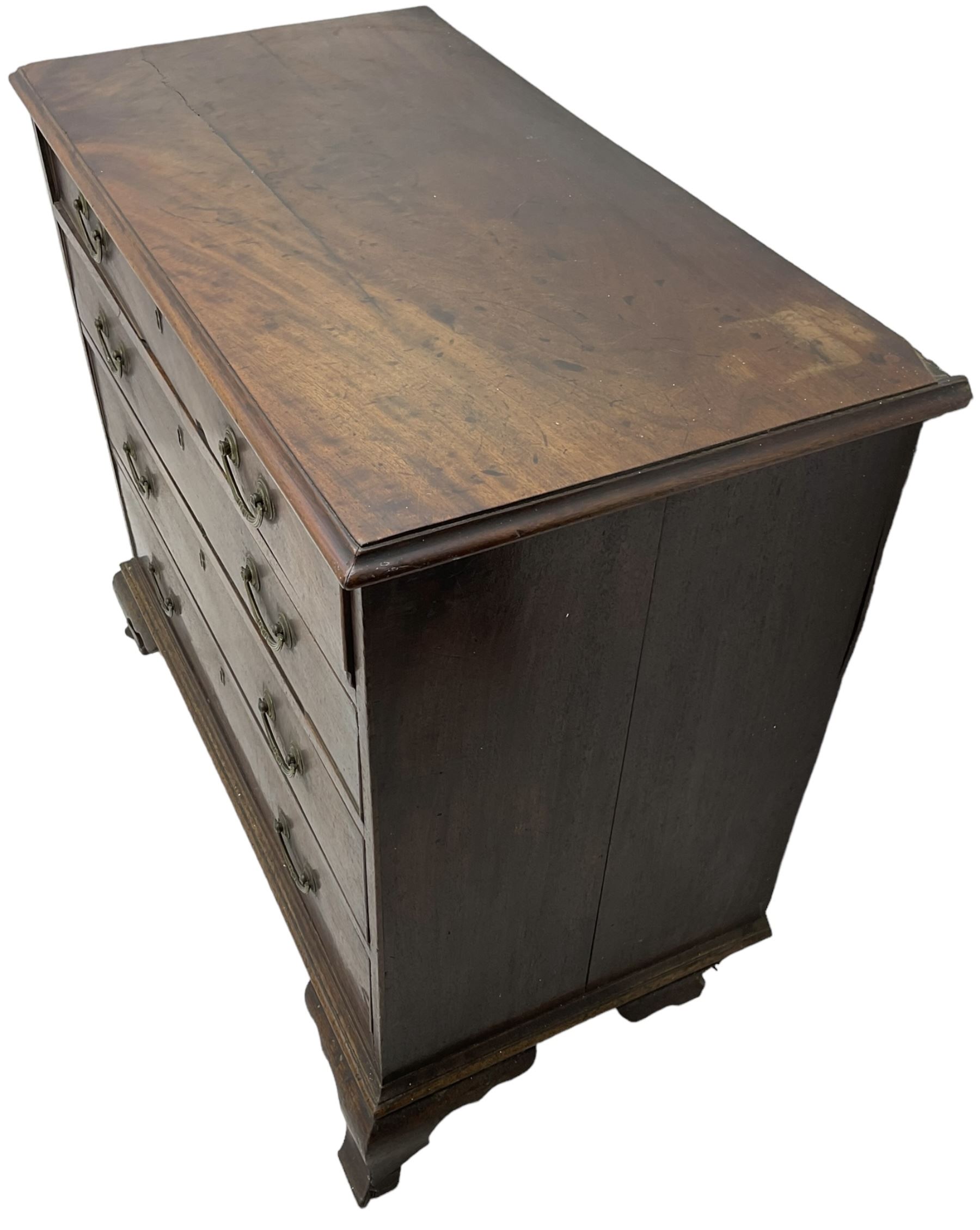 George III figured mahogany chest - Bild 8 aus 8