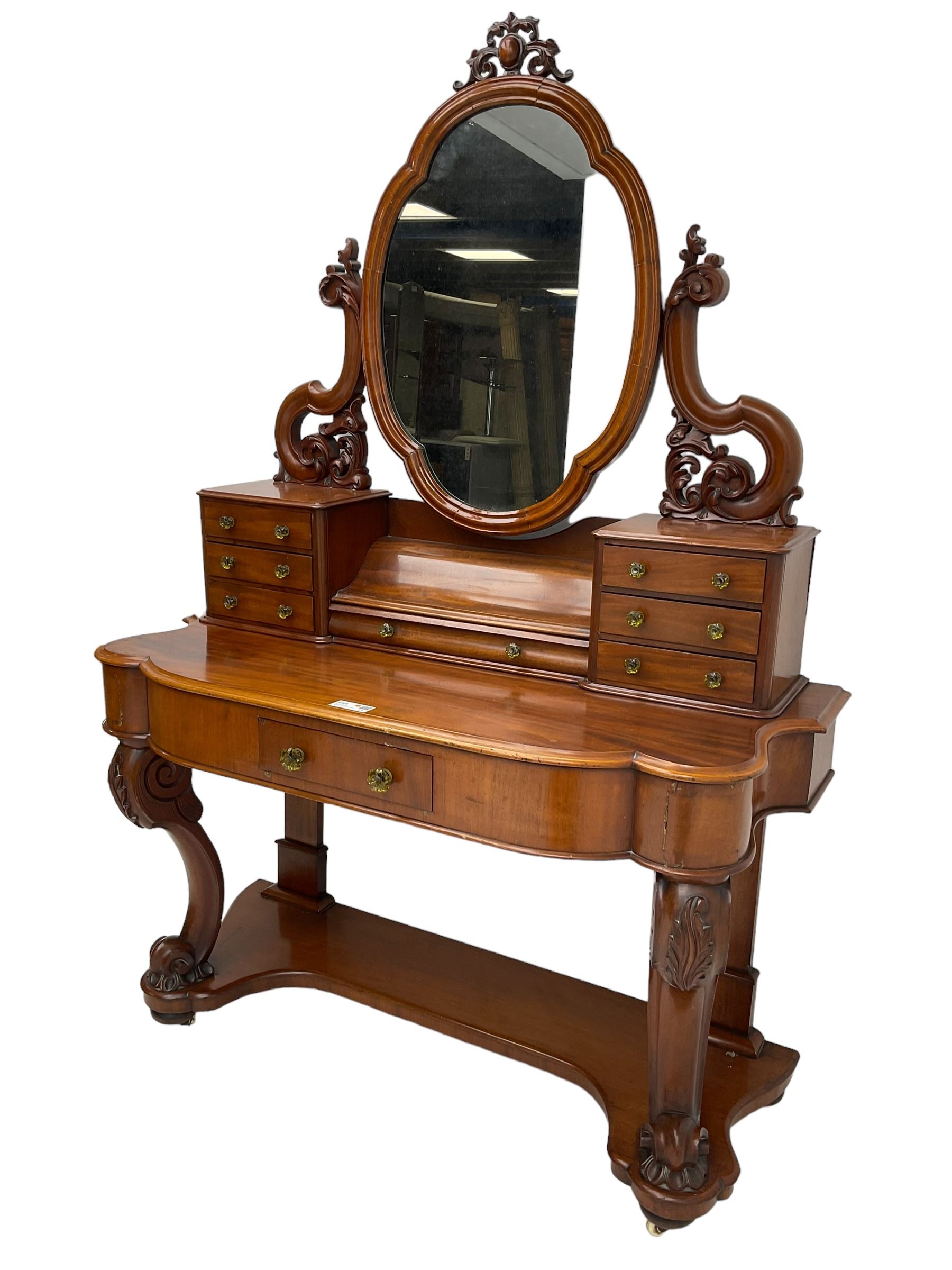 Victorian mahogany Duchess dressing table - Image 5 of 6