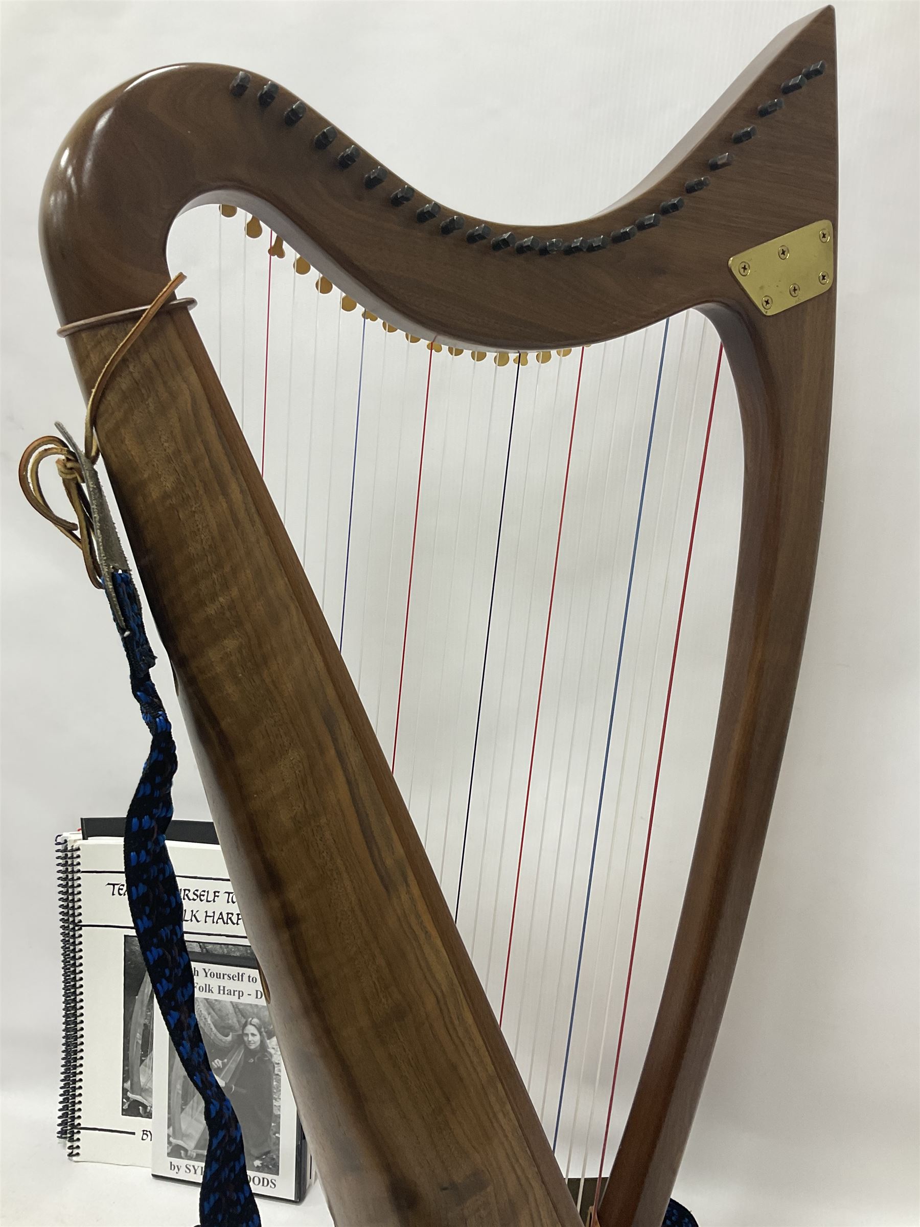 Contemporary 24 string Celtic or Irish Folk Harp with an Ash soundboard and 24 sharpening keys - Image 15 of 15