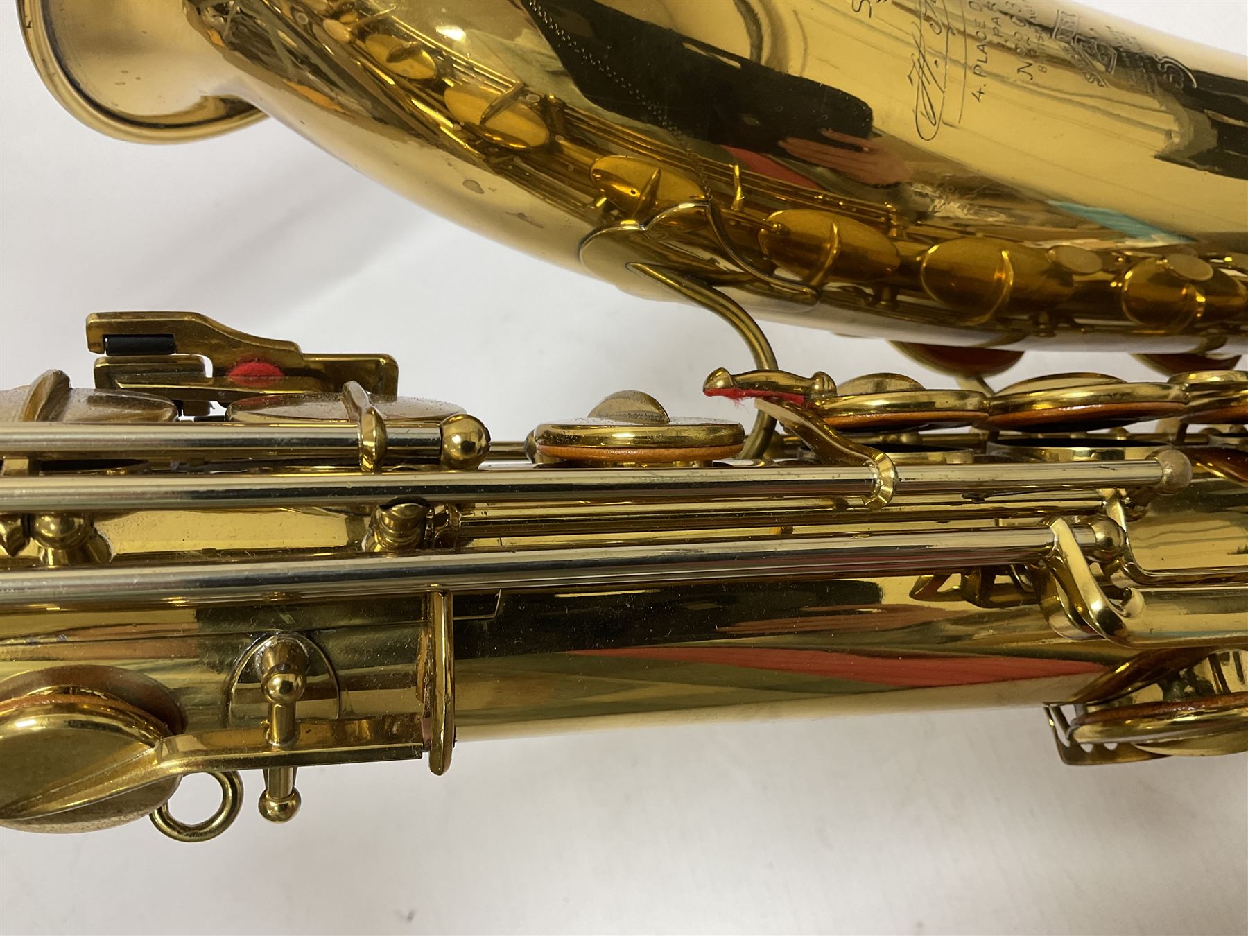 French Henri Selmer 1935 Radio Improved Tenor B flat Saxophone No 20344 - Image 15 of 28