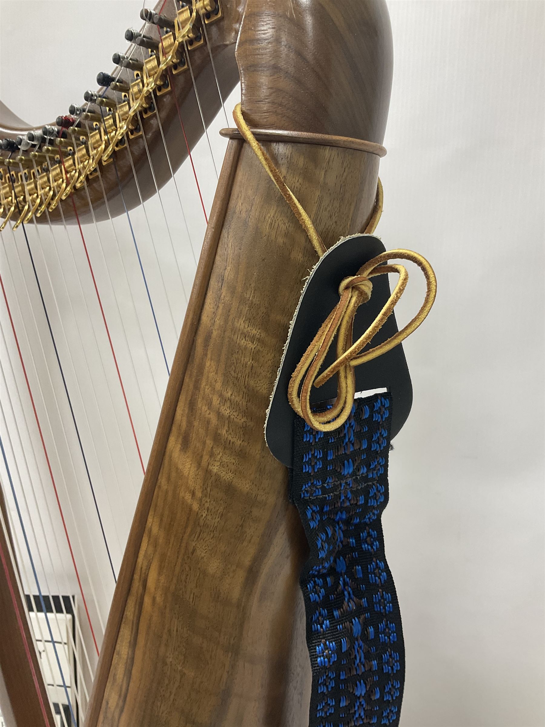 Contemporary 24 string Celtic or Irish Folk Harp with an Ash soundboard and 24 sharpening keys - Image 5 of 15