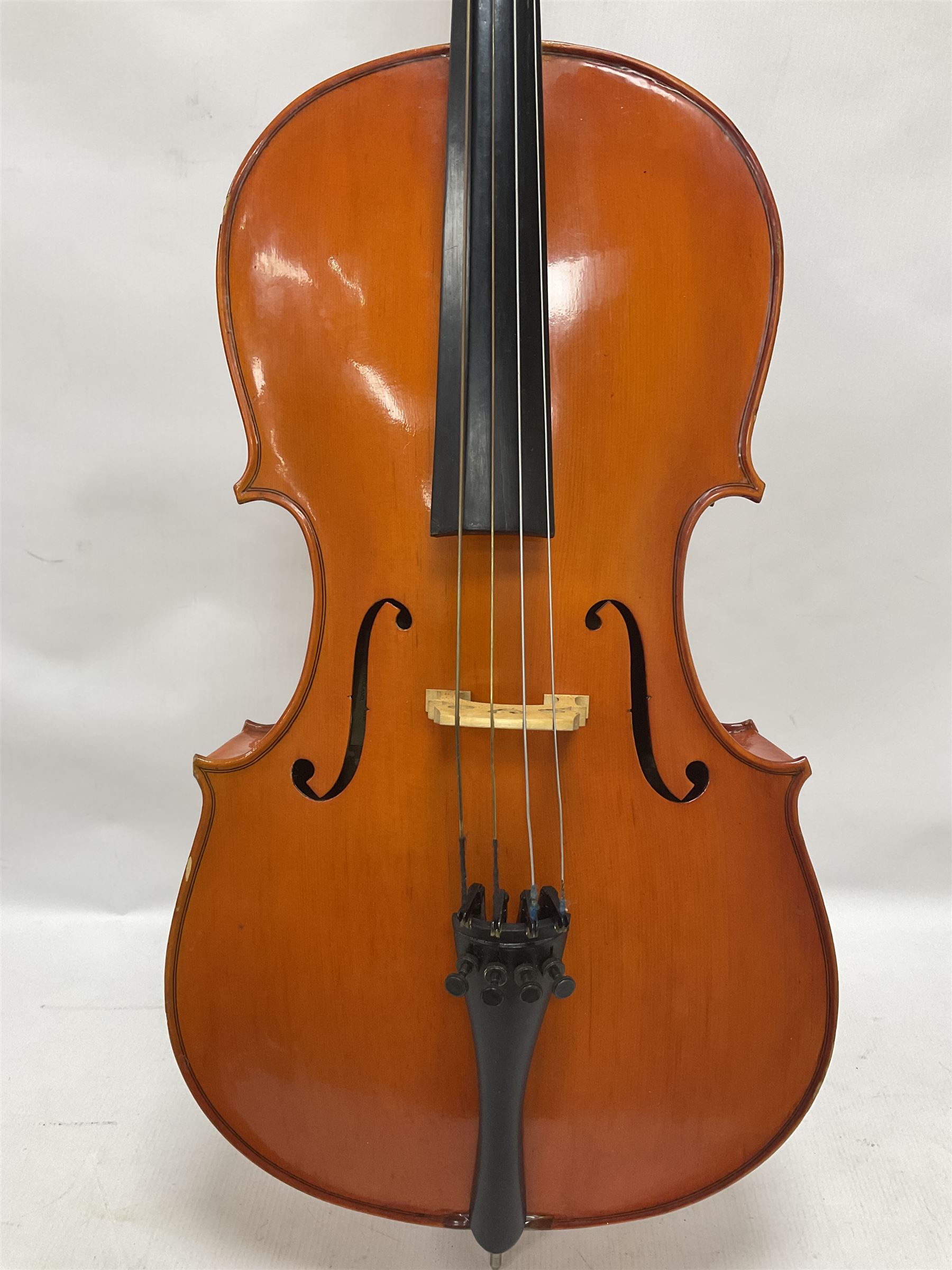 1/4 size Stentor student cello in a soft case - Image 4 of 20