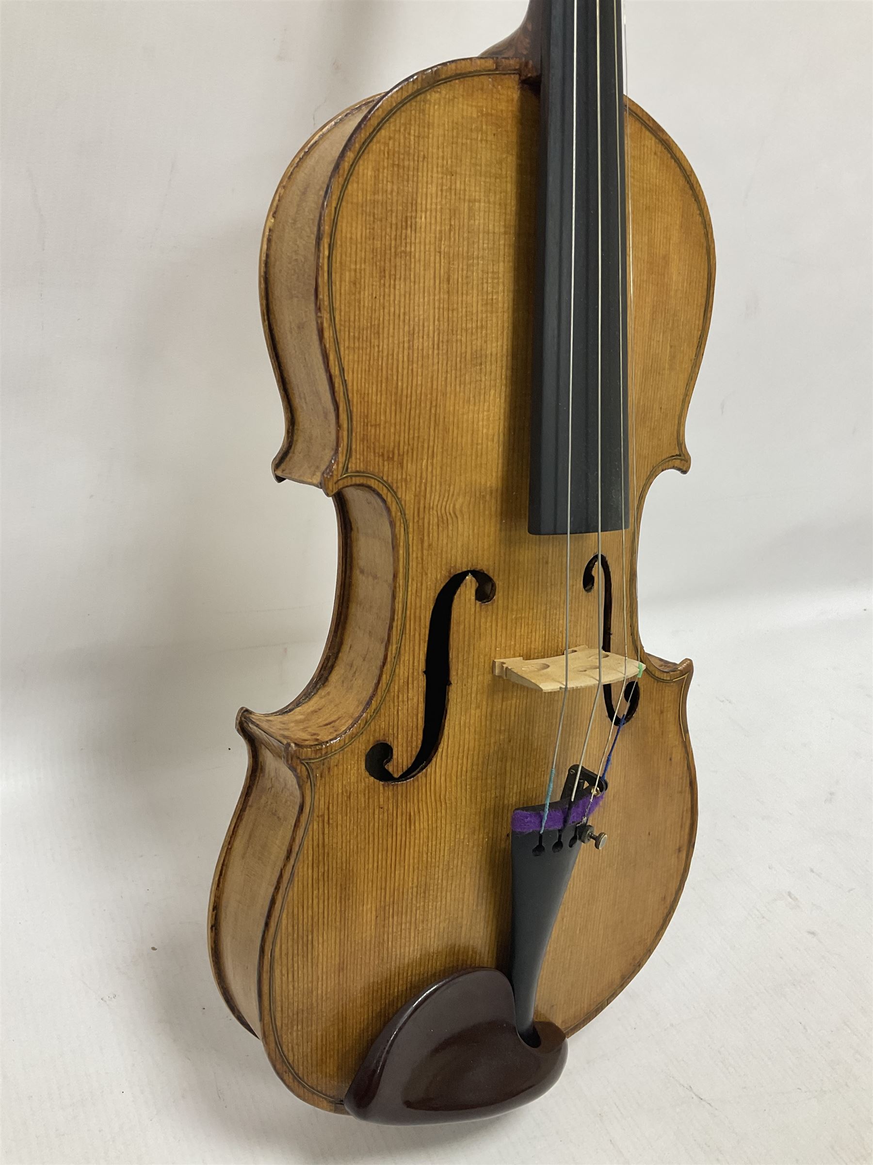 Copy of a full size Stradivarius violin - Image 8 of 12