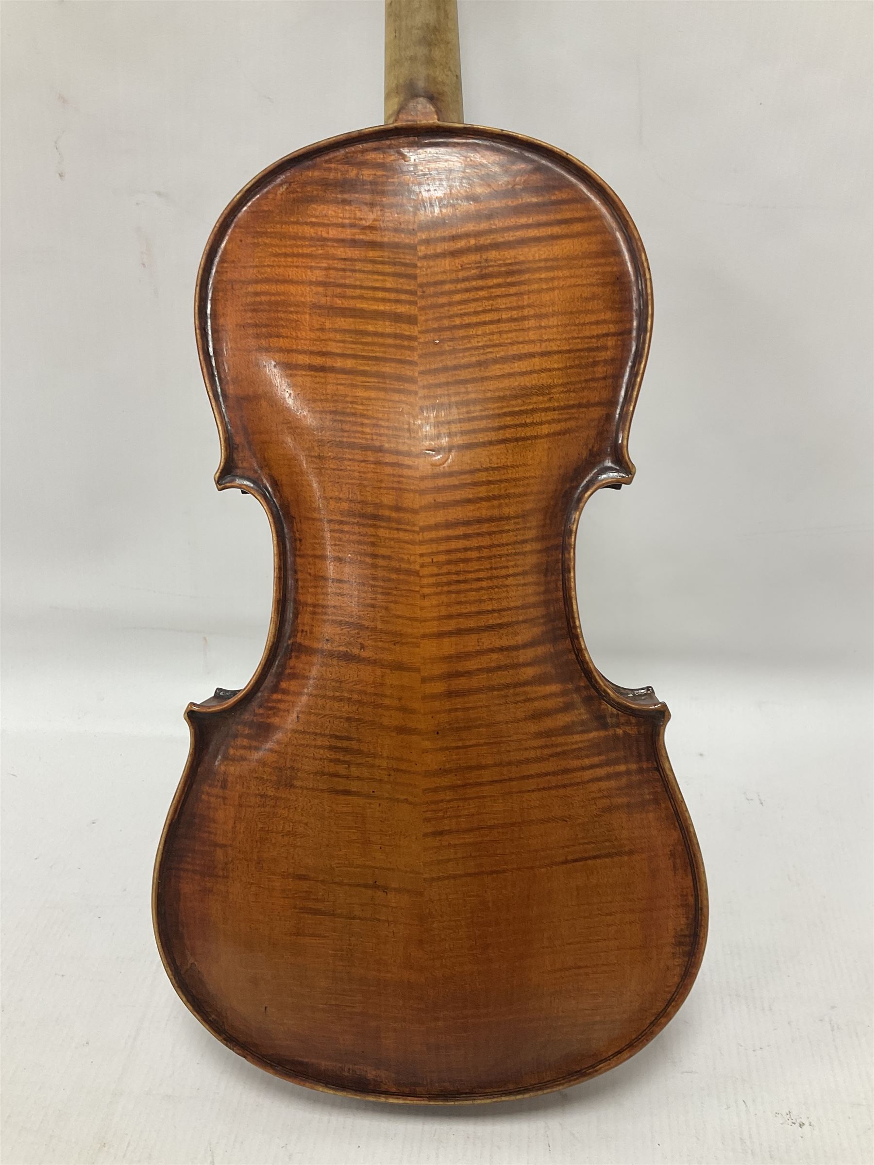 19th century full sized violin in a later hard case - Image 16 of 18