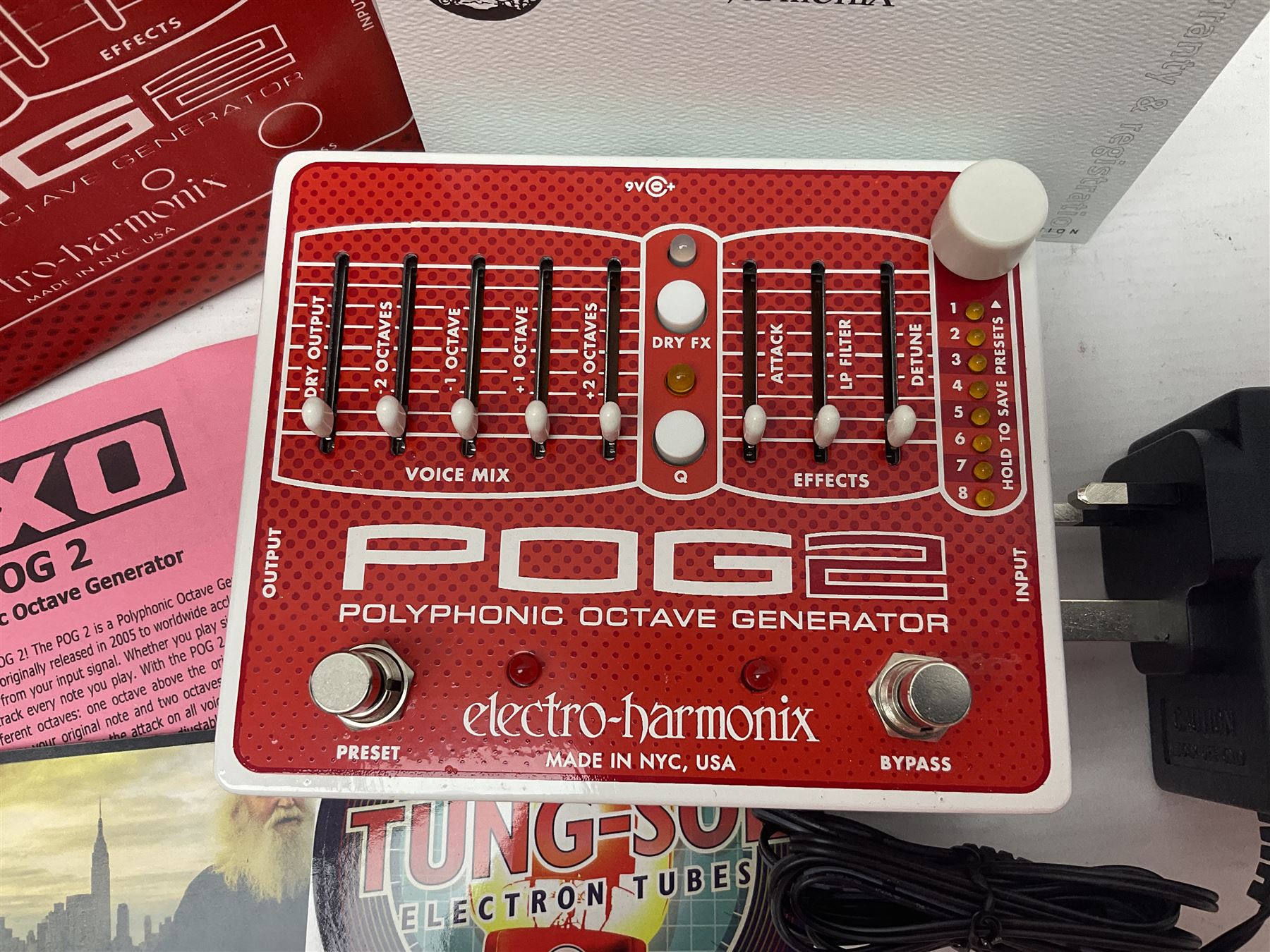 Electro Harmonix POG 2 Polyphonic Octave Generator guitar pedal - Image 2 of 8