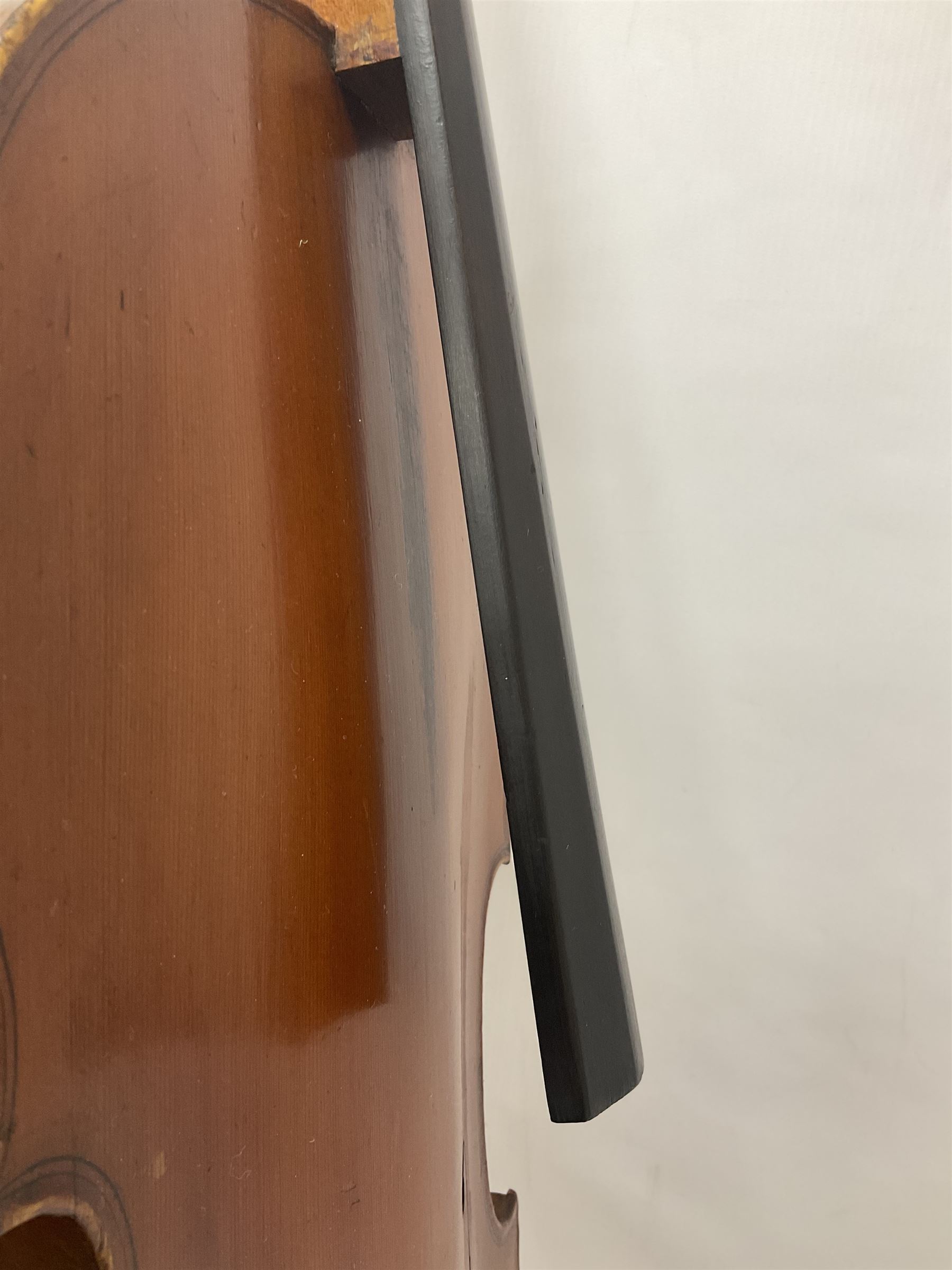 1/2 size French Mediofino cello c1890 - Image 6 of 15