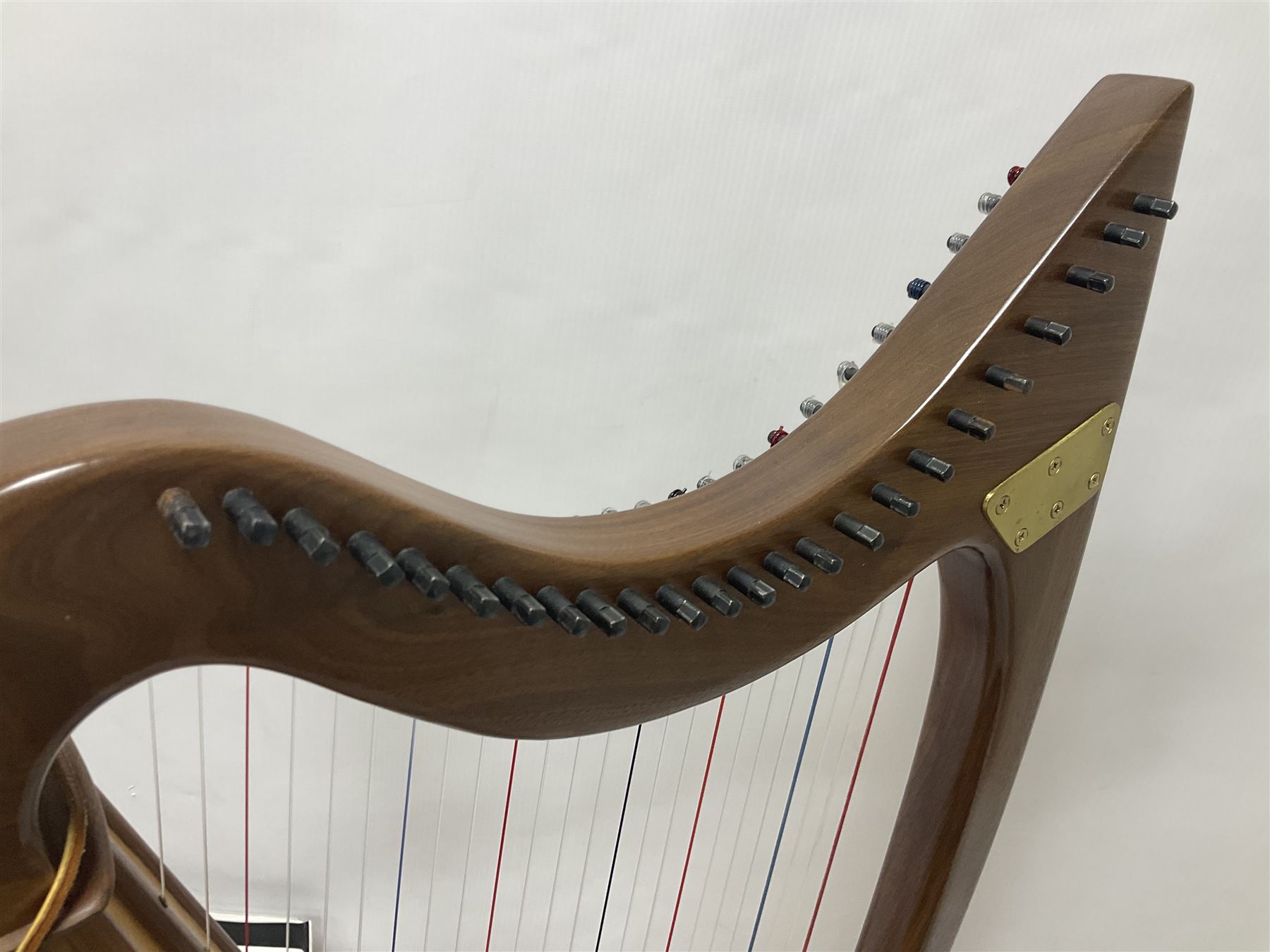 Contemporary 24 string Celtic or Irish Folk Harp with an Ash soundboard and 24 sharpening keys - Image 11 of 15
