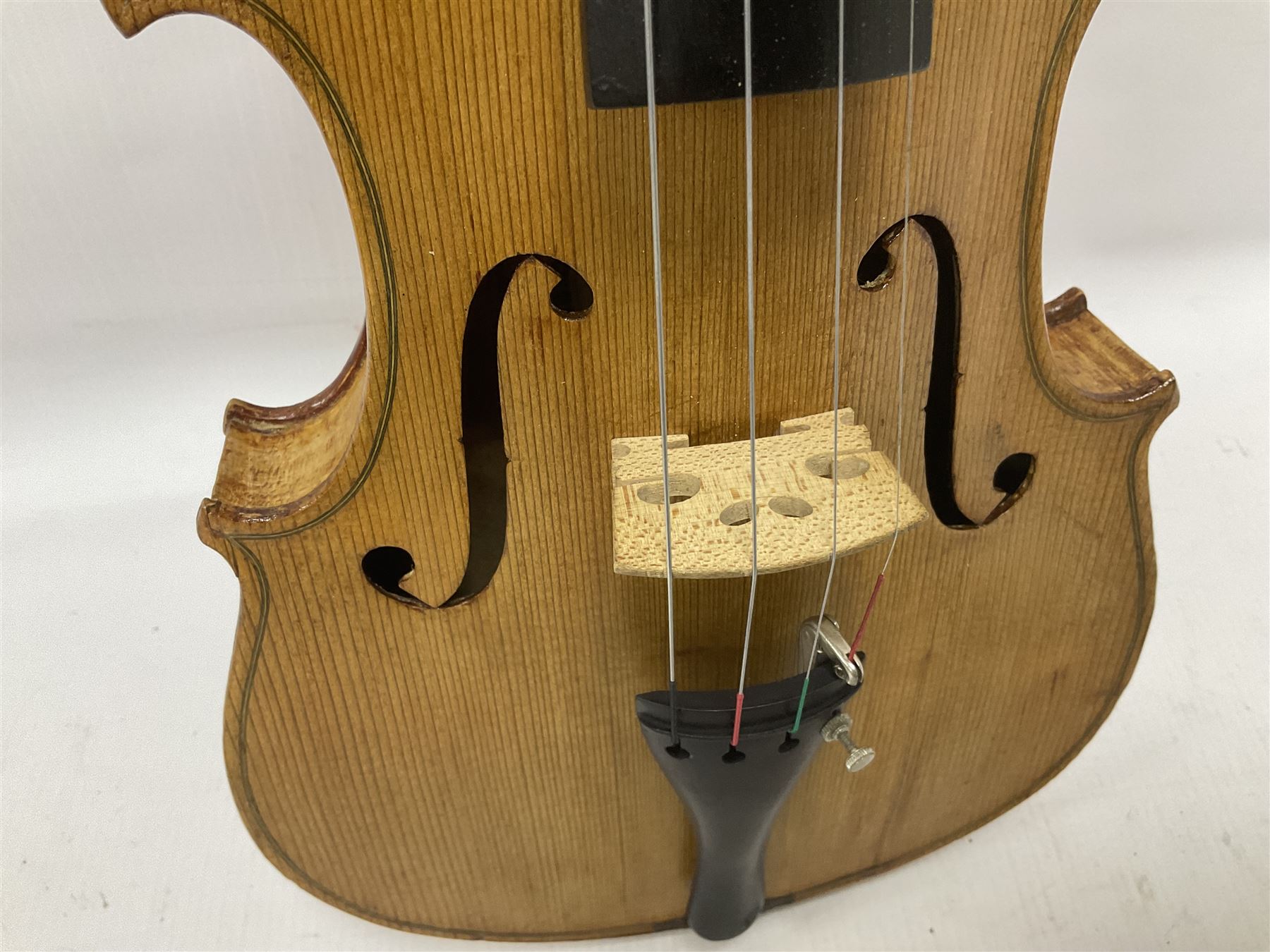 Copy of a full size Stradivarius violin - Image 3 of 15