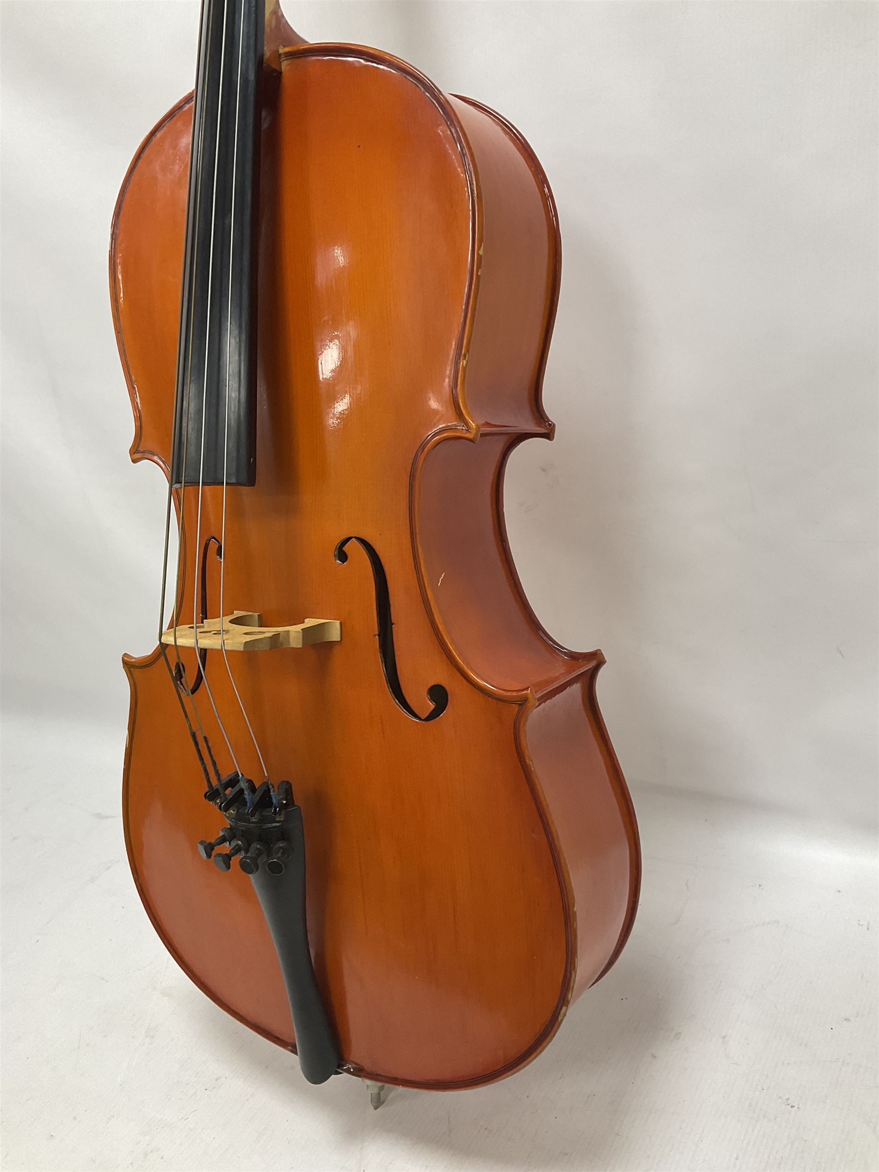 1/4 size Stentor student cello in a soft case - Image 8 of 20