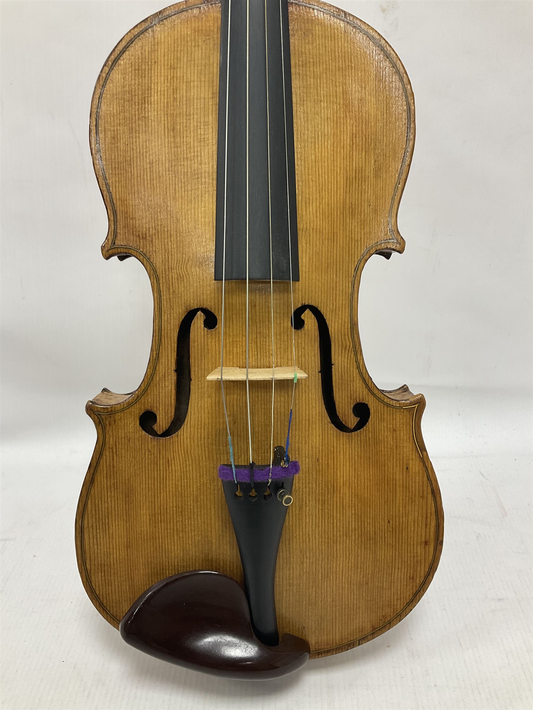 Copy of a full size Stradivarius violin - Image 2 of 12