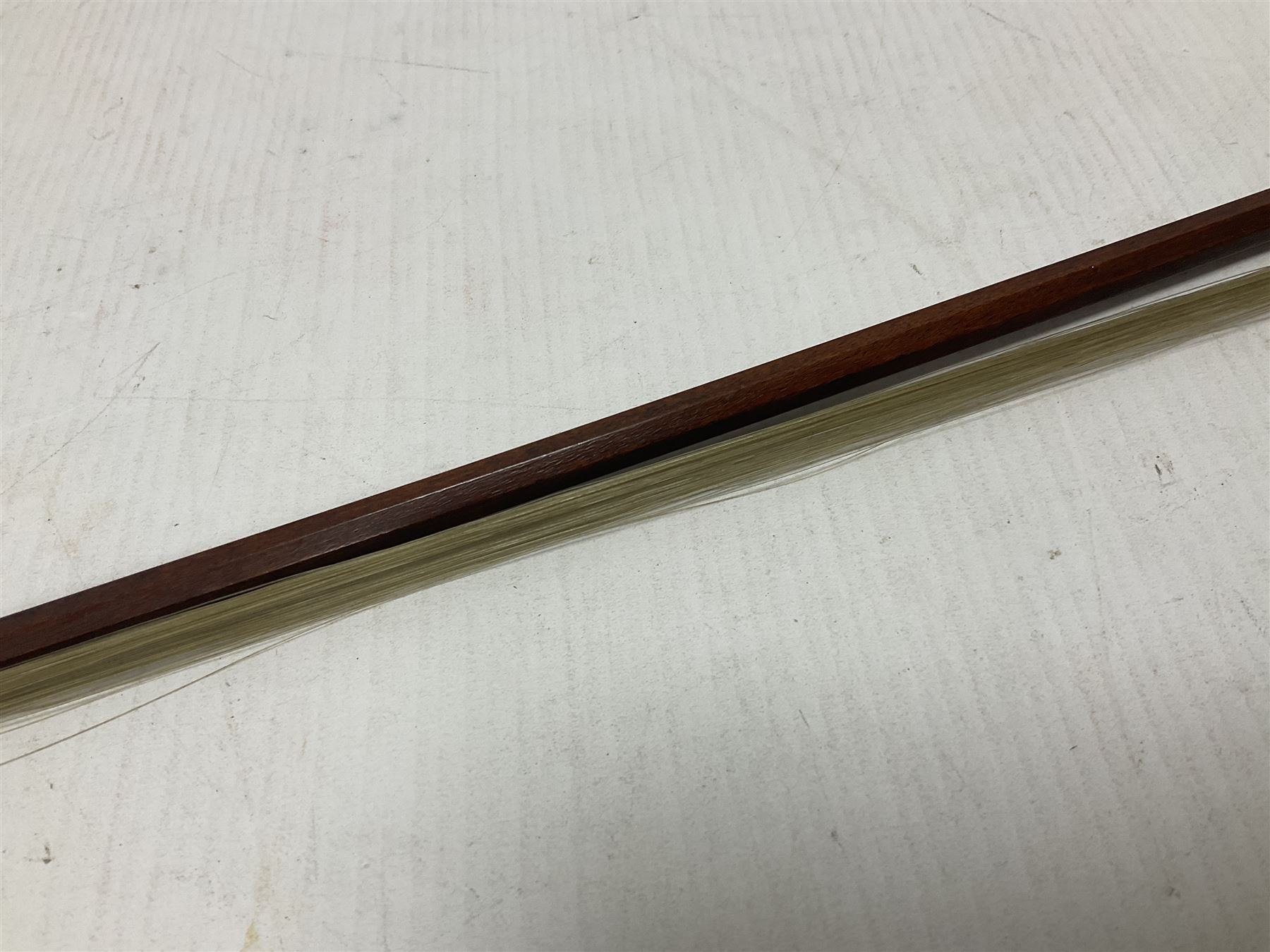 Full length hexagonal shaft violin bow - Image 8 of 12