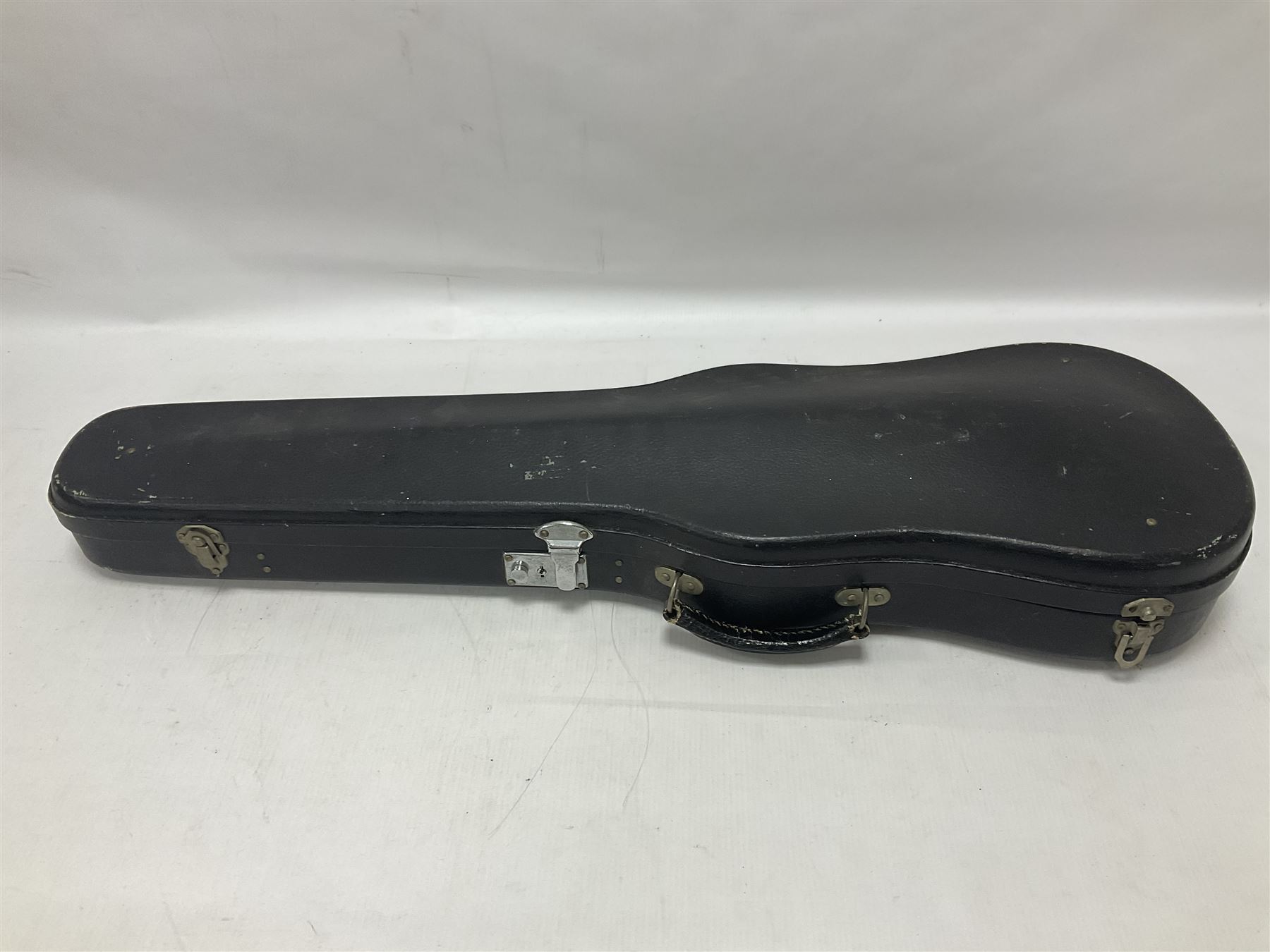 Early 20th century full size violin in a hard case with bow - Image 2 of 20