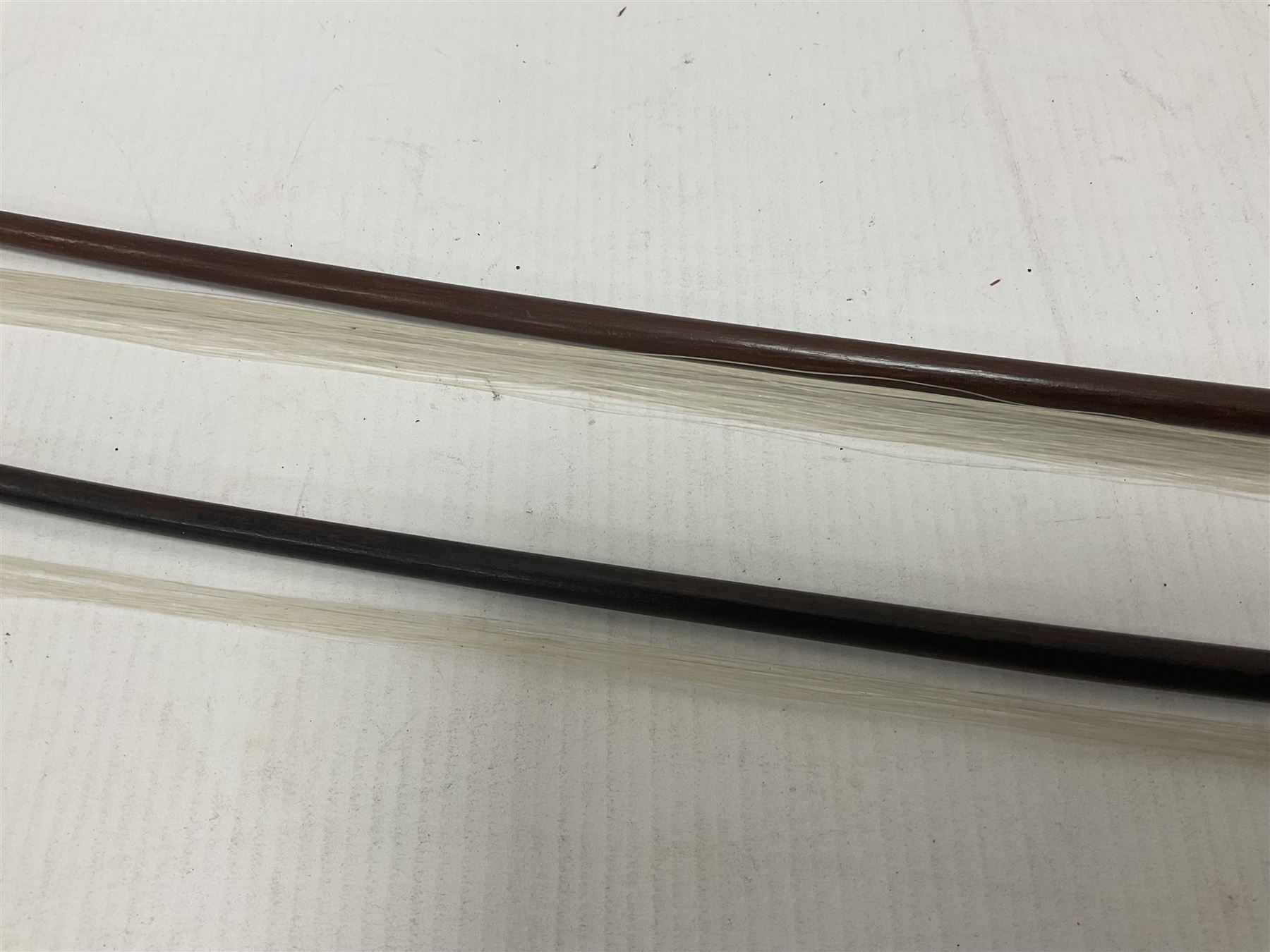 Two wooden violin bows - Image 8 of 12