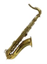 French Henri Selmer 1935 Radio Improved Tenor B flat Saxophone No 20344