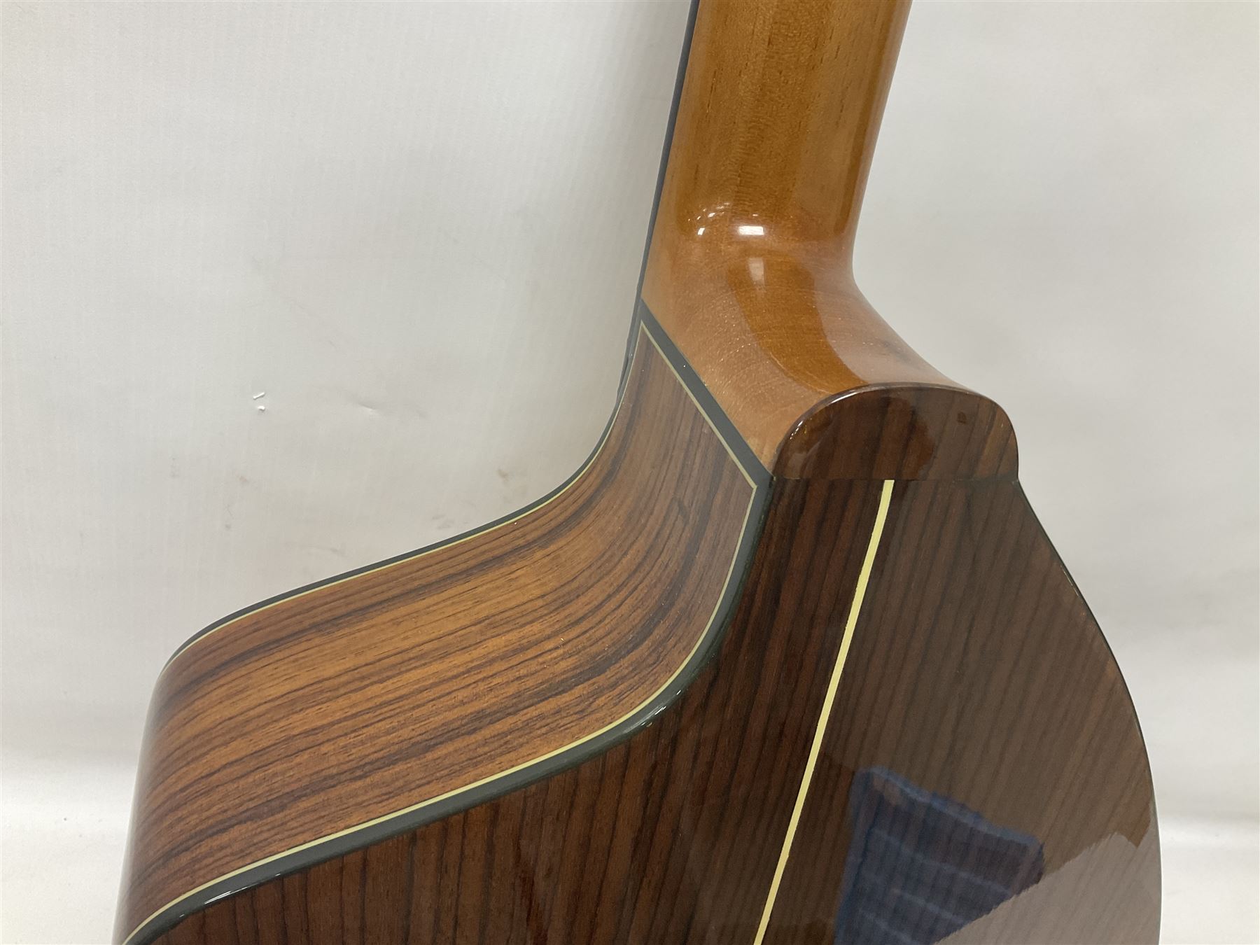 Brazilian Giannini Craviola six string acoustic guitar - Image 16 of 21
