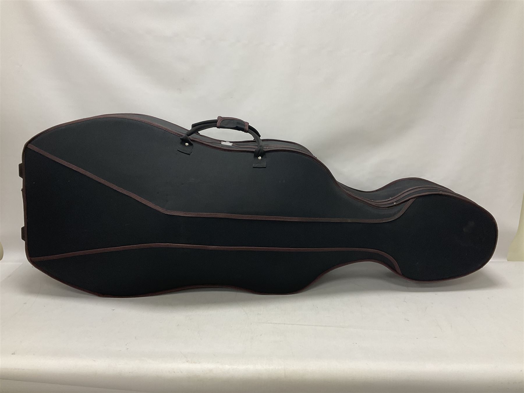 Two full-size hard moulded cello cases - Image 7 of 14