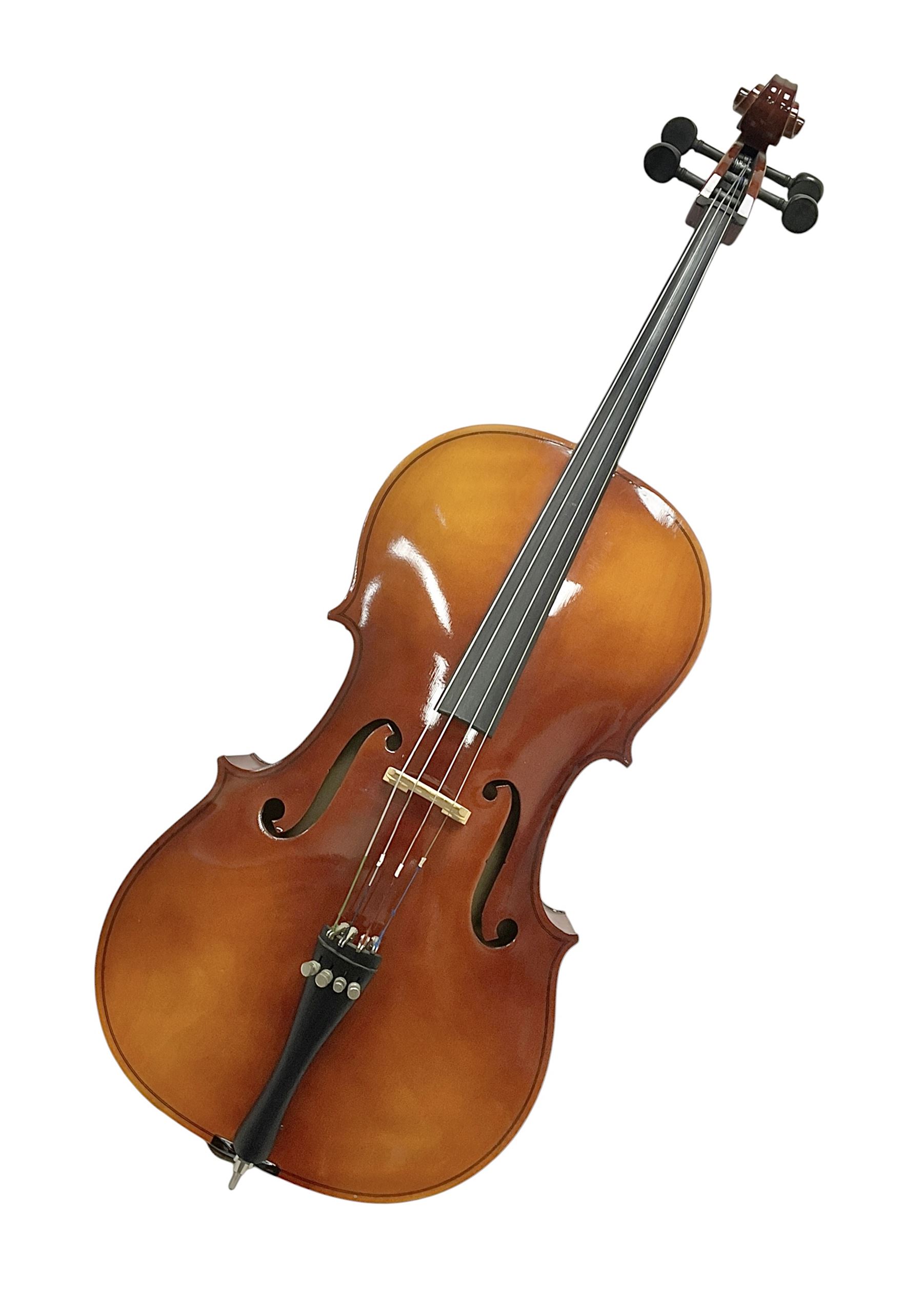 3/4 size student cello manufactured in Czechoslovakia