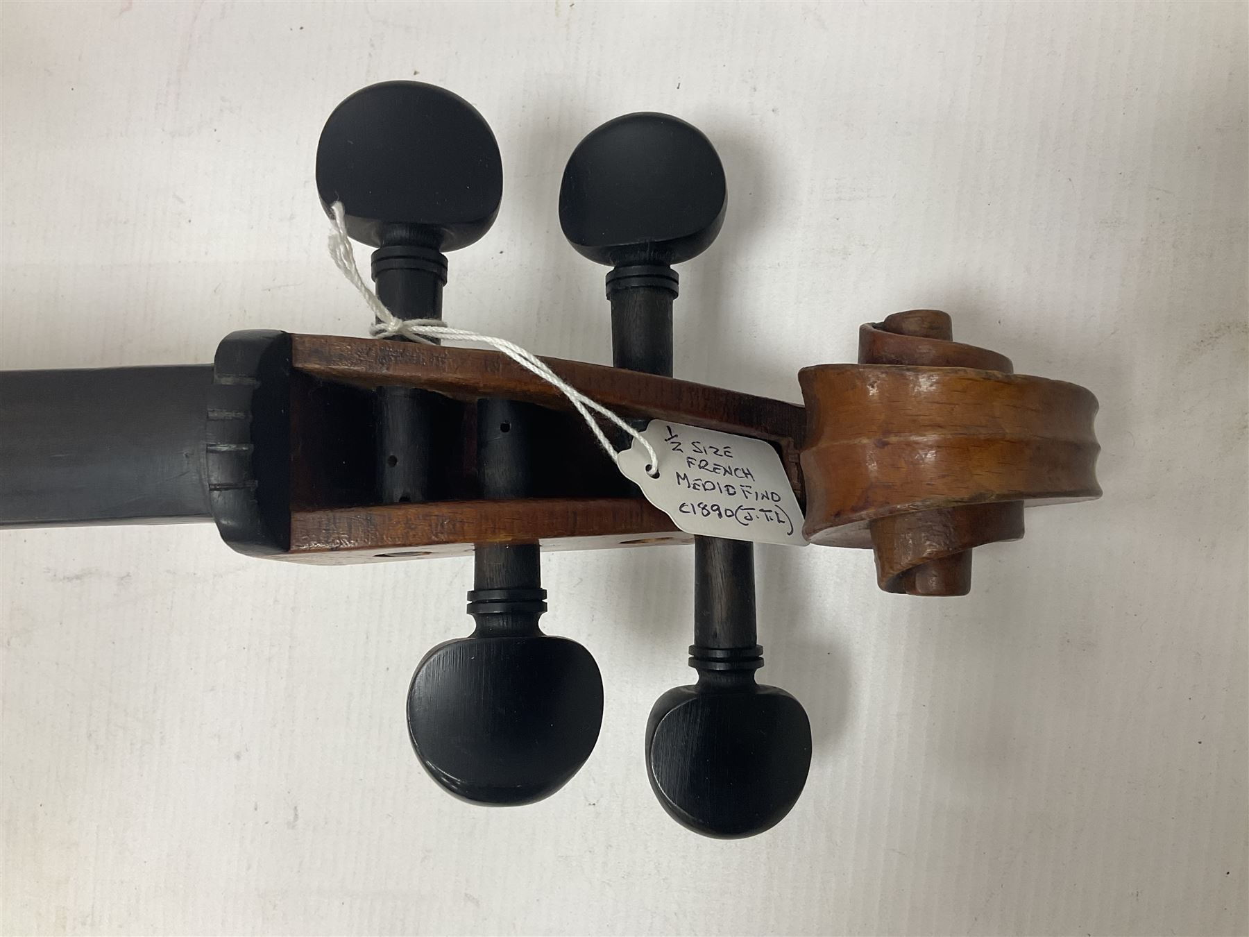 1/2 size French Mediofino cello c1890 - Image 9 of 15