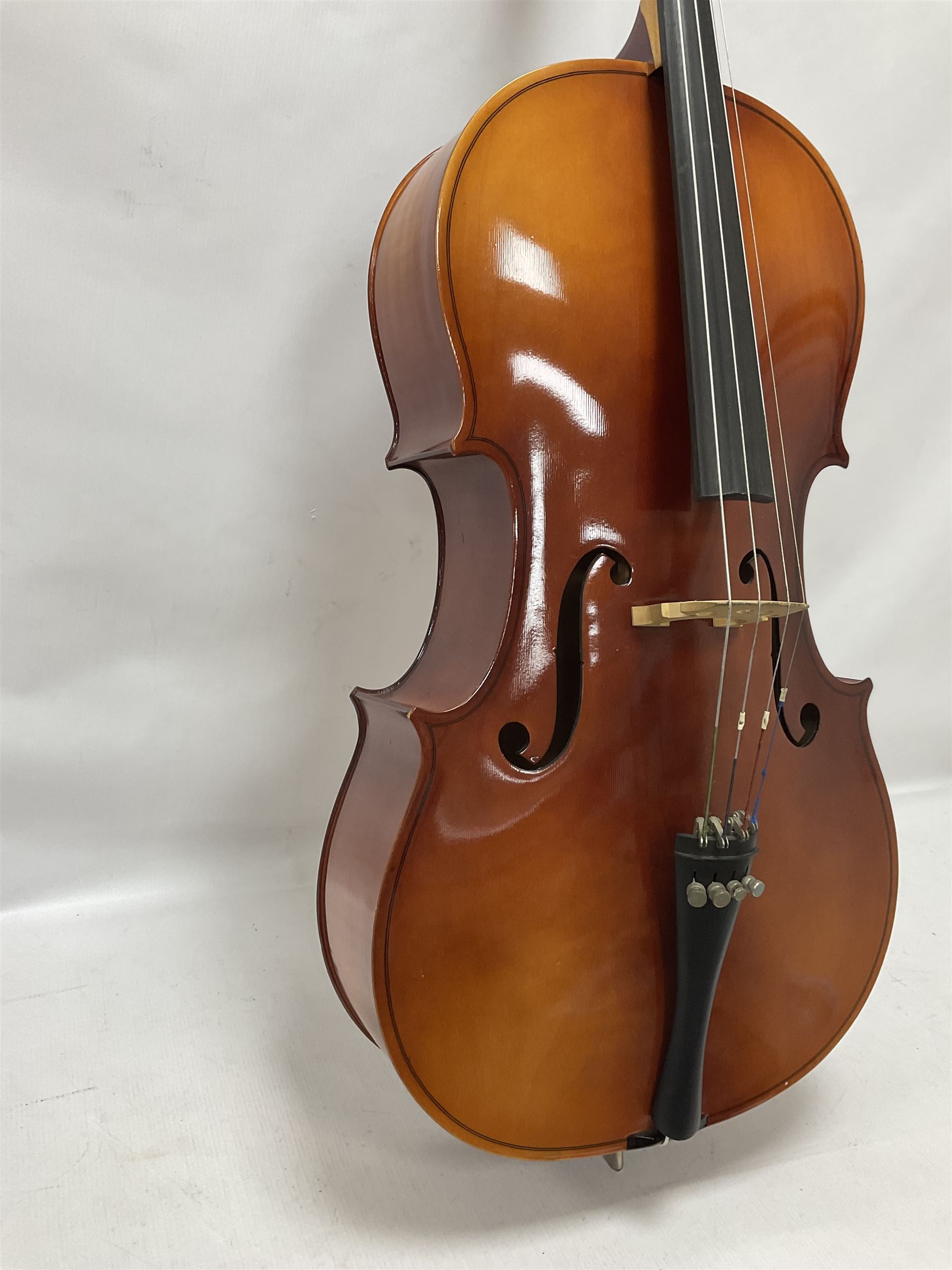 3/4 size student cello manufactured in Czechoslovakia - Image 6 of 19