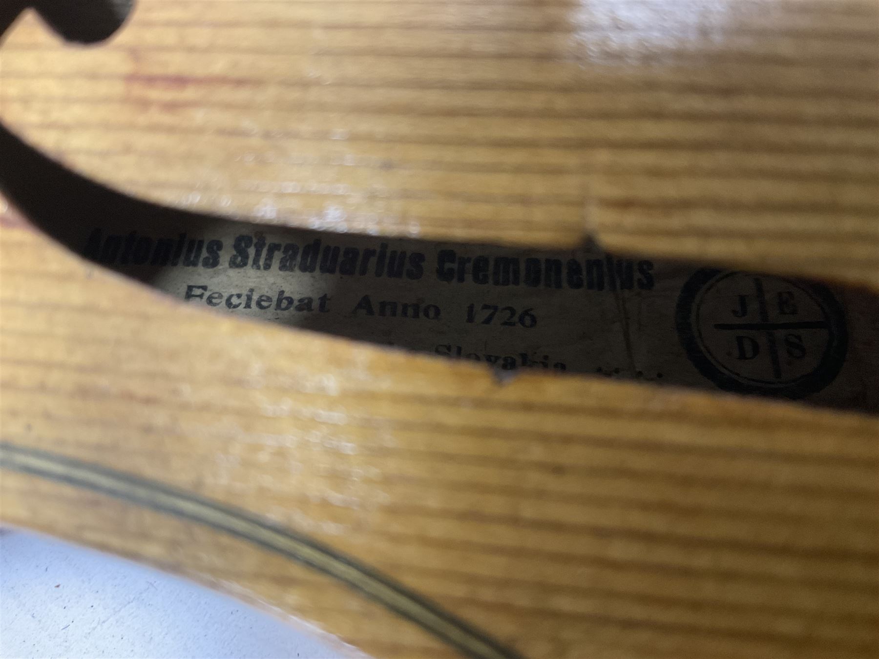 Copy of a full size Stradivarius violin - Image 5 of 15