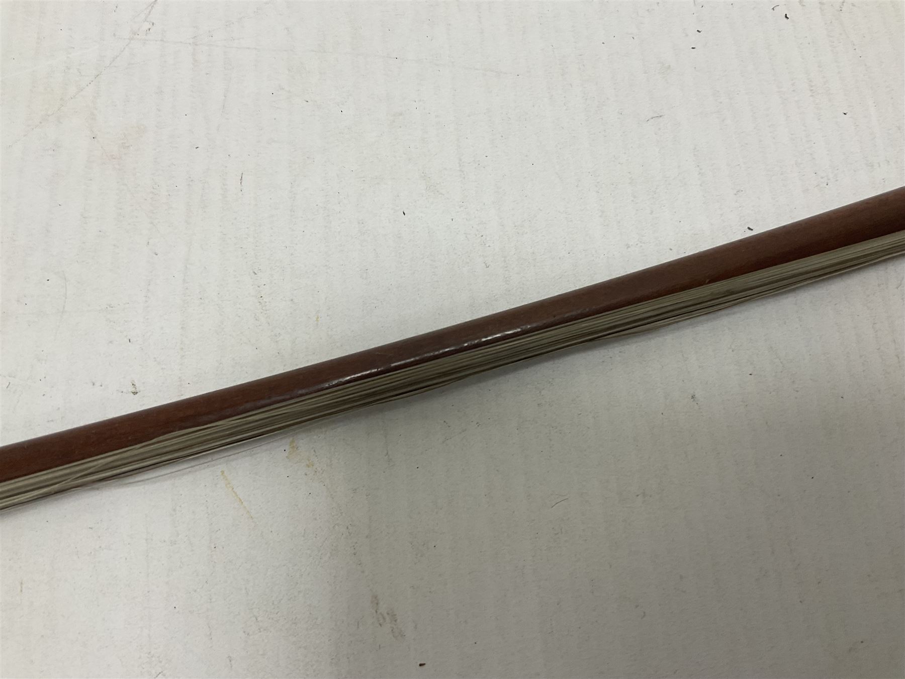 Cello bow possibly made from pernambuco or Brazilwood - Image 7 of 10