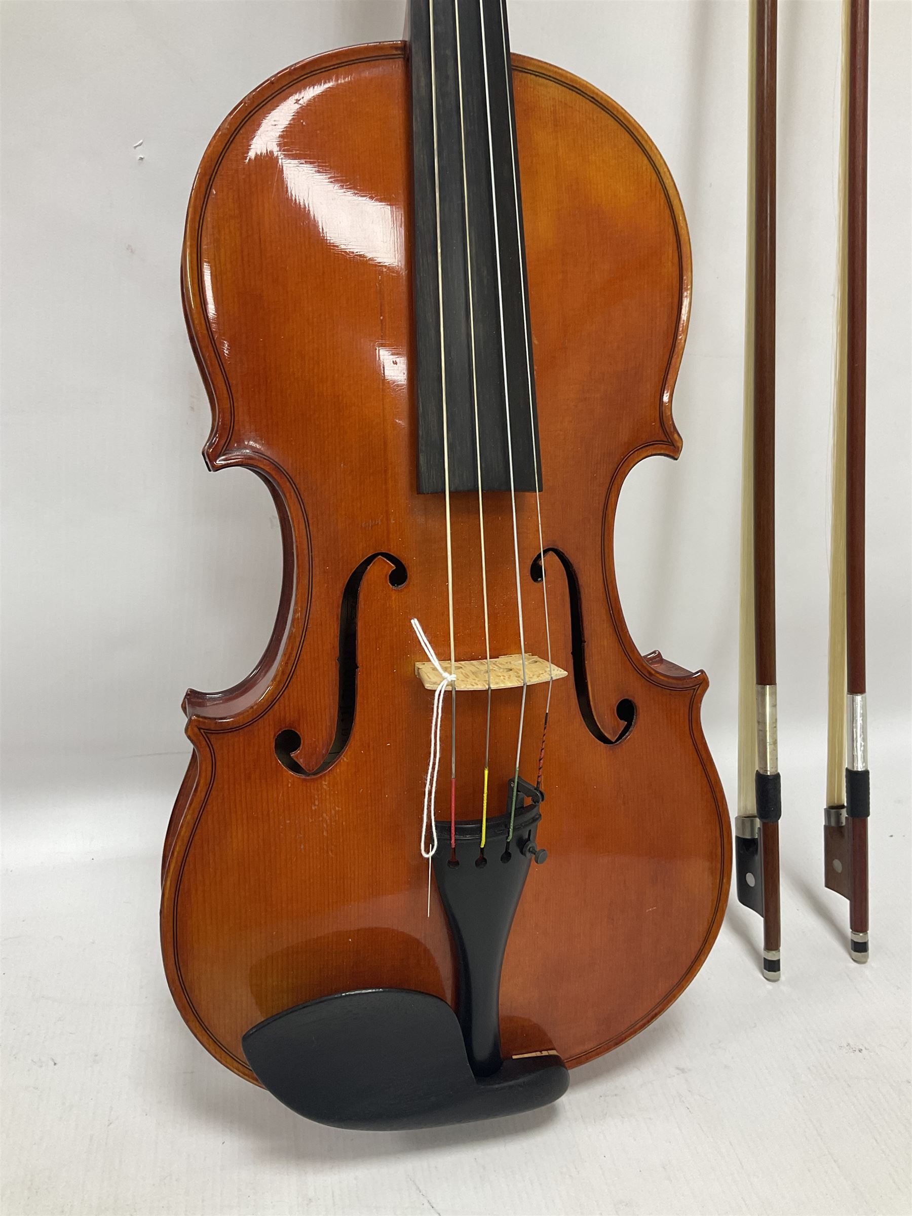 German 1977 C A Gotz Jr full size viola - Image 5 of 24