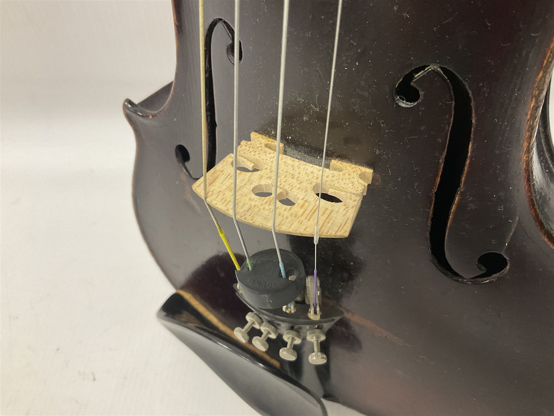 Neuner & Hornstiner early 20th century half size violin c1900 - Image 3 of 16