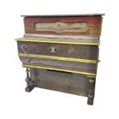 Faventia Half size miniature Spanish barrel piano with a 40cm cylinder playing tunes on a 37 note mo