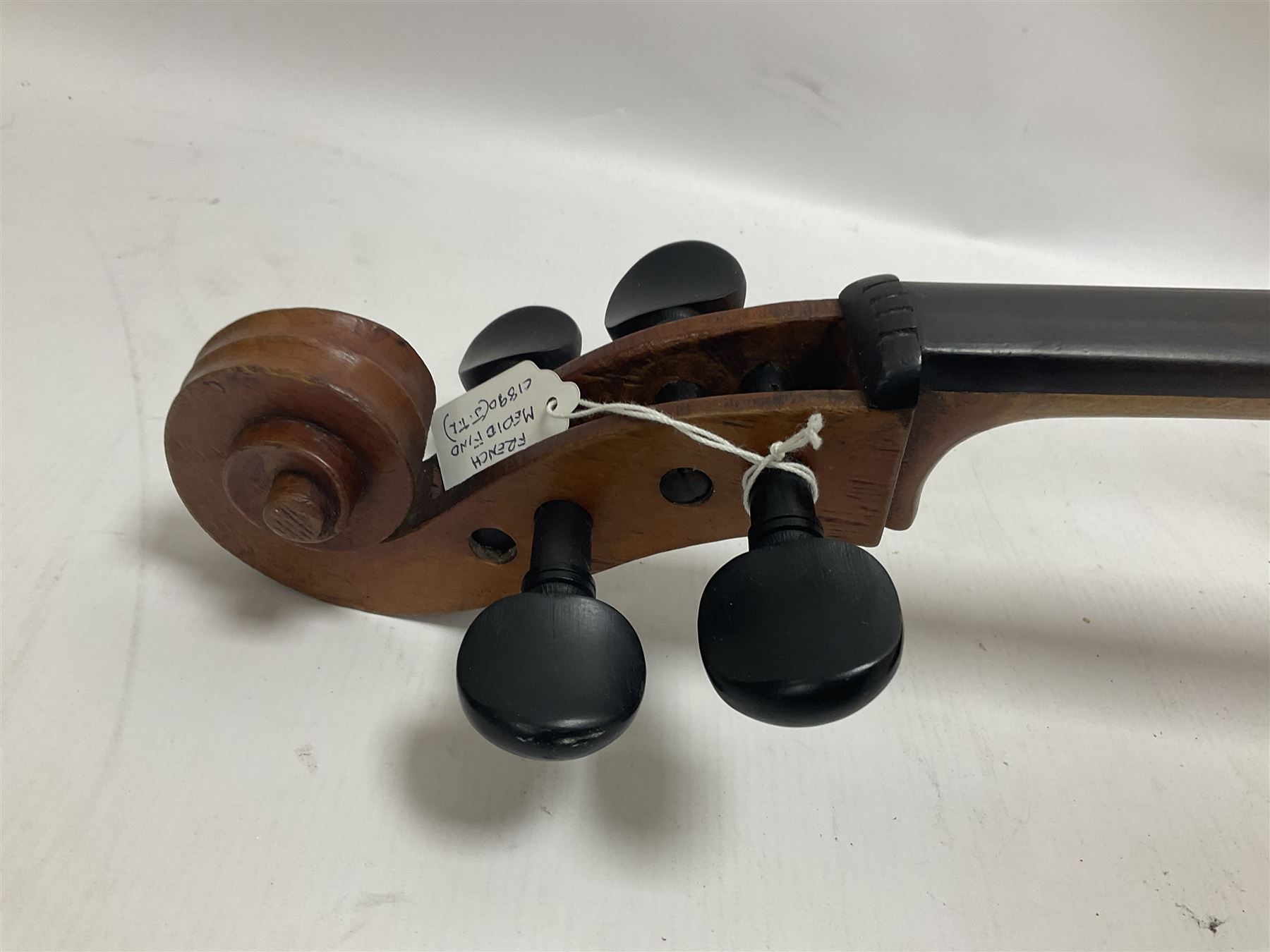 1/2 size French Mediofino cello c1890 - Image 10 of 15