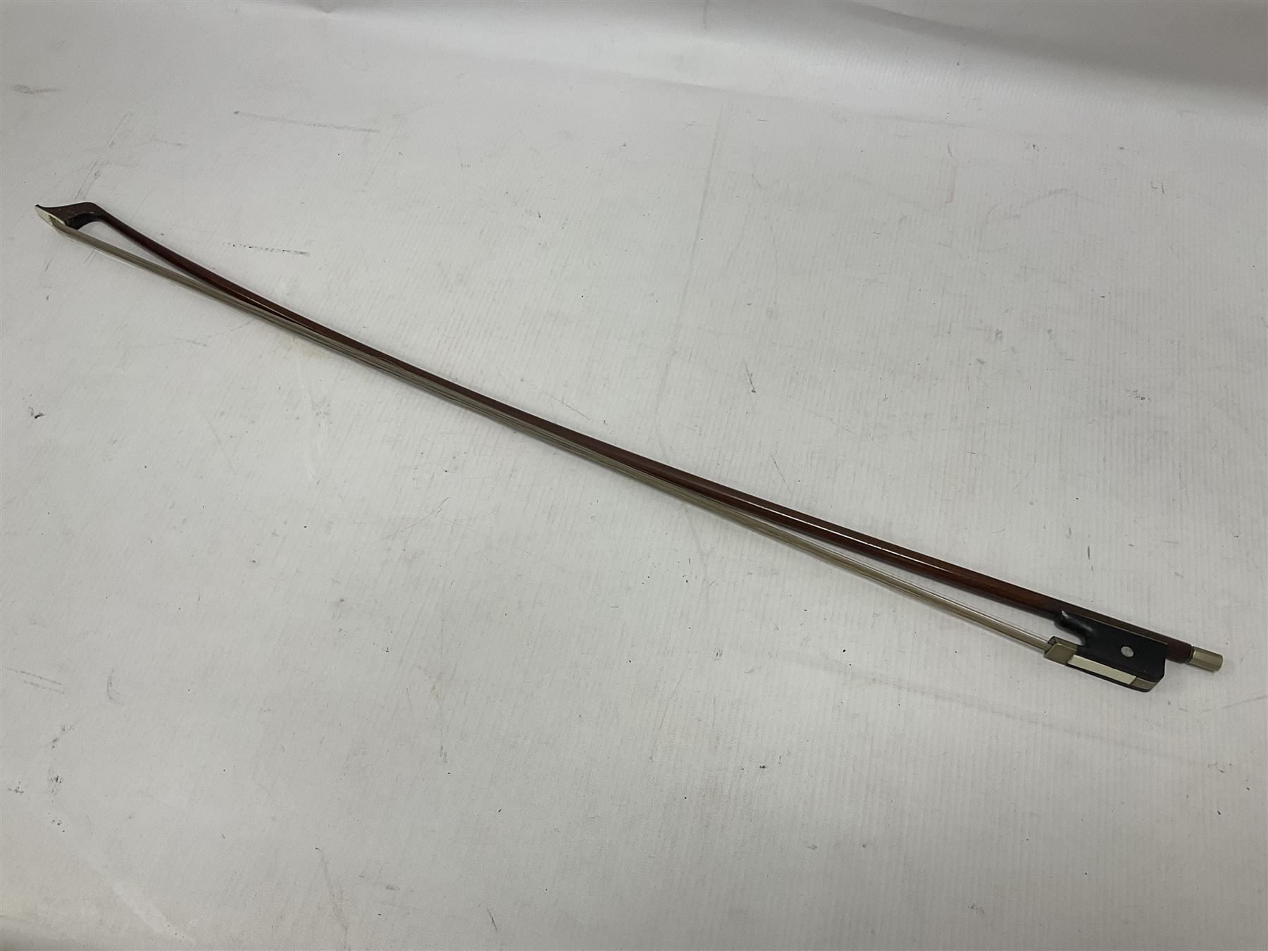 Cello bow possibly made from pernambuco or Brazilwood - Image 2 of 10