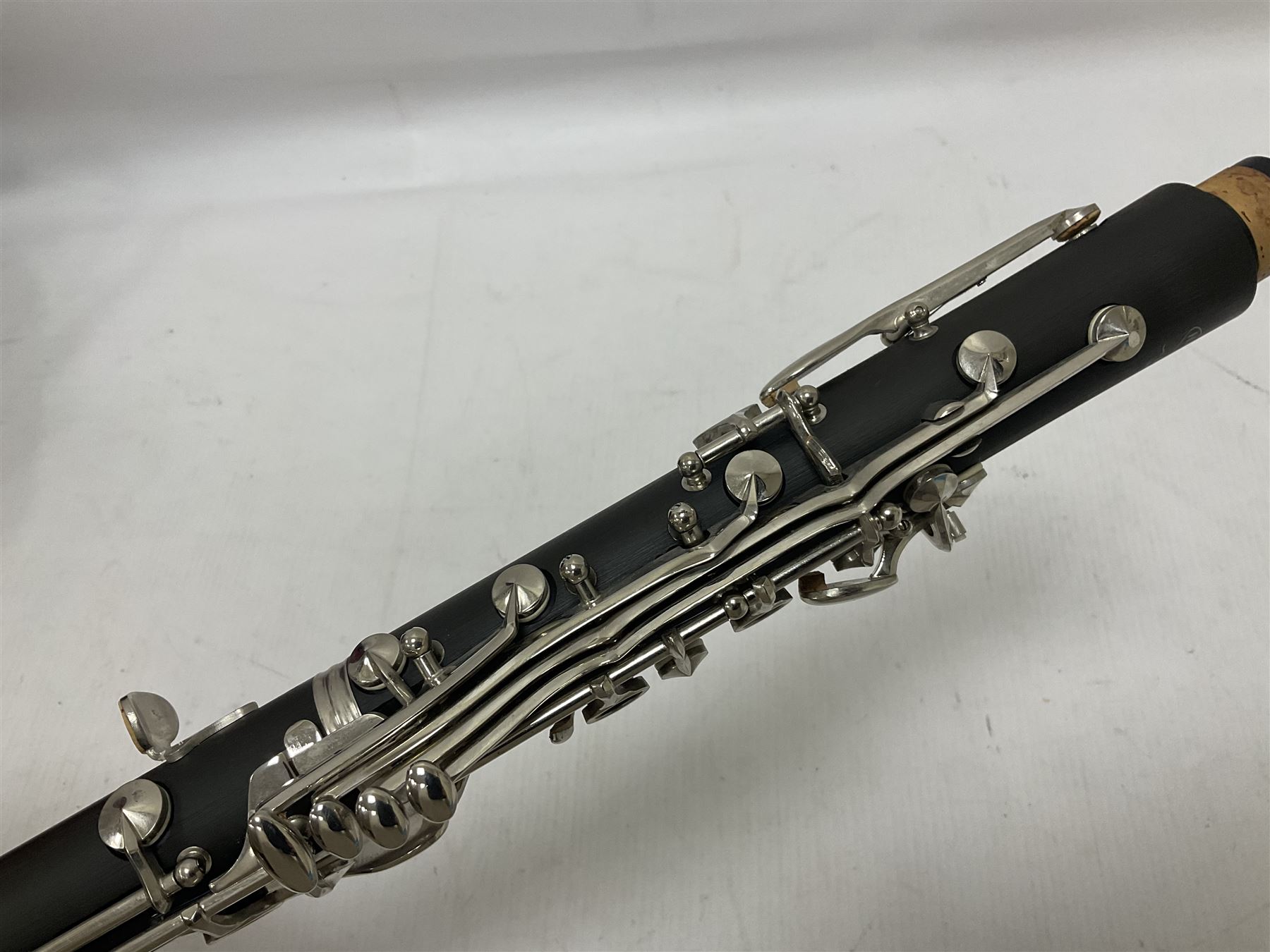 Hanson B Flat clarinet in a fitted case with accessories and three boxes of Vandoren reeds - Image 12 of 21