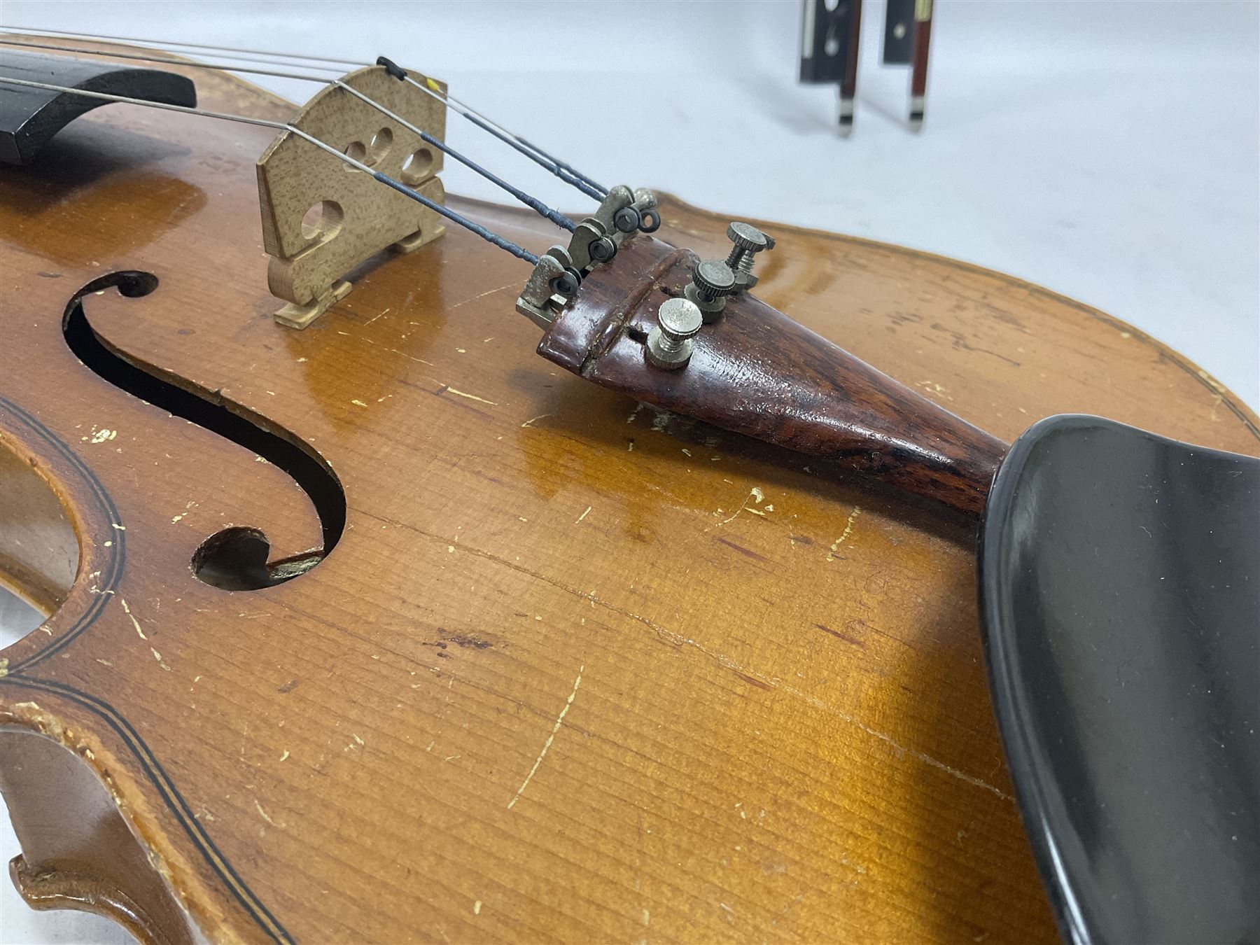 Full size Violin with a maple back and spruce top - Image 12 of 18