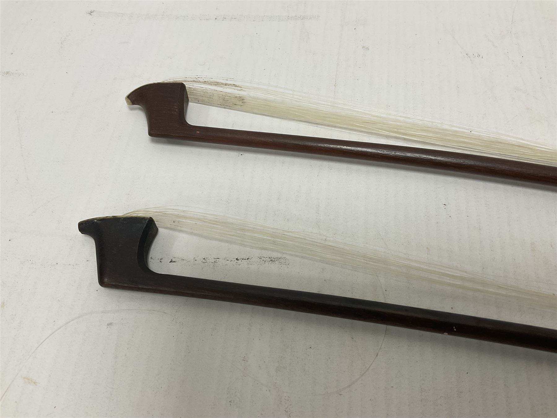 Two wooden violin bows - Image 10 of 12