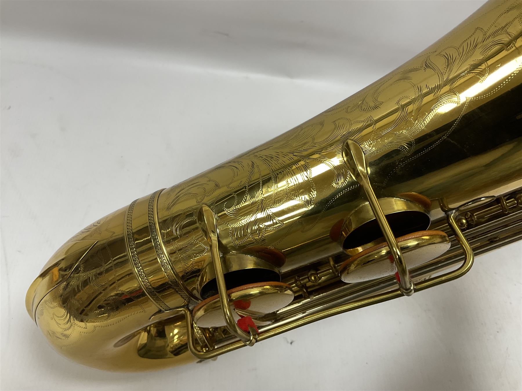 French Henri Selmer 1935 Radio Improved Tenor B flat Saxophone No 20344 - Image 9 of 28