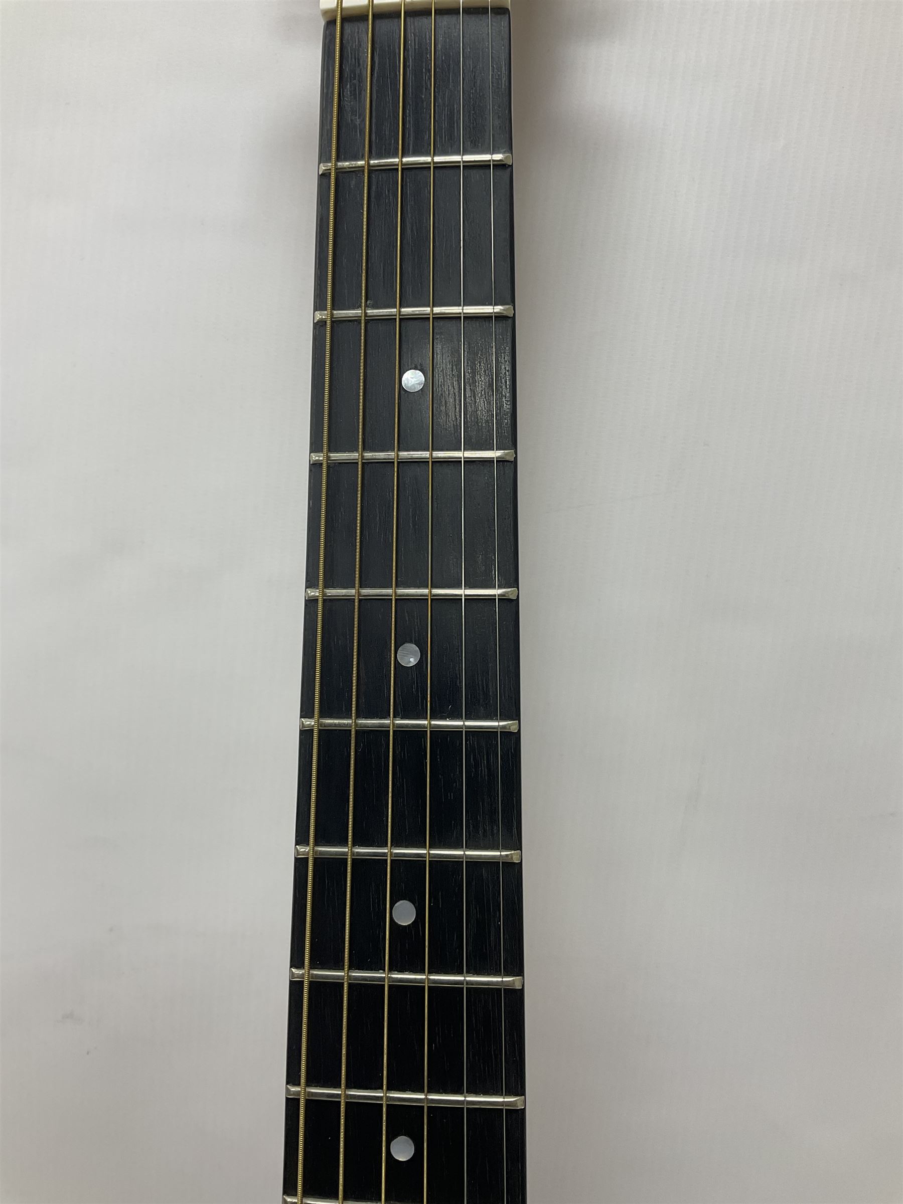 Brazilian Giannini Craviola six string acoustic guitar - Image 10 of 21