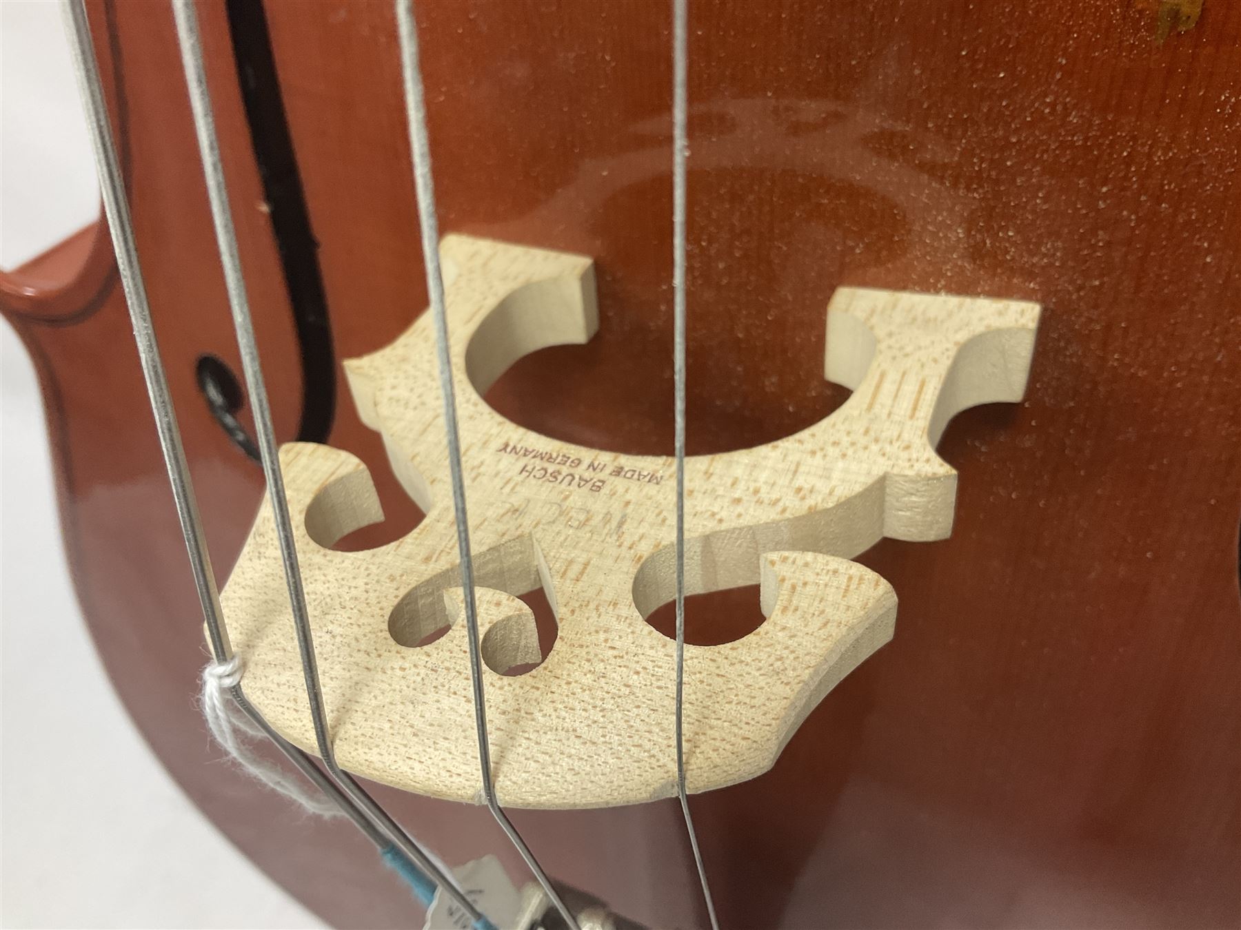 Gear 4 Music full size cello with a maple back and ribs and spruce top - Image 6 of 26