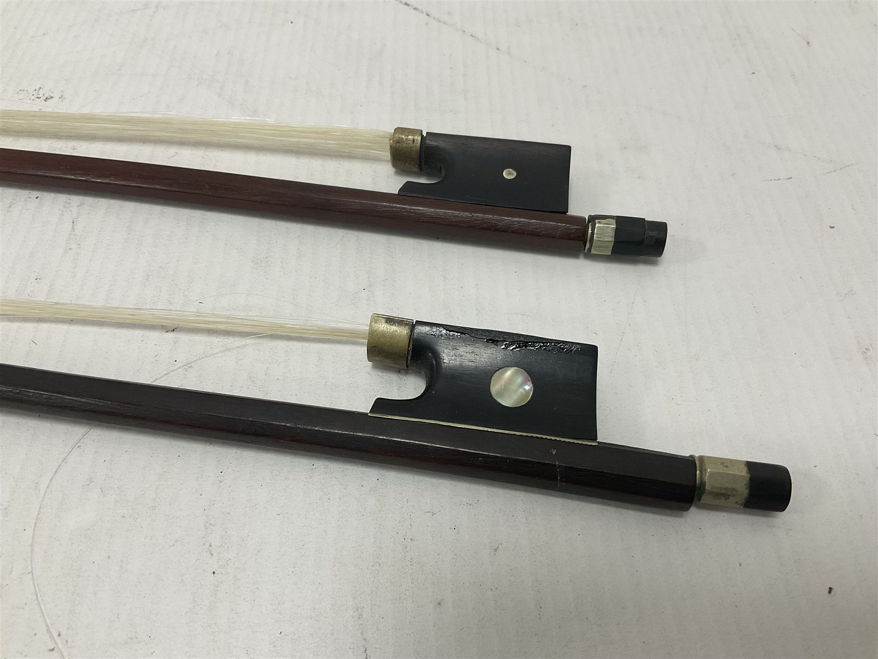 Two wooden violin bows - Image 12 of 12
