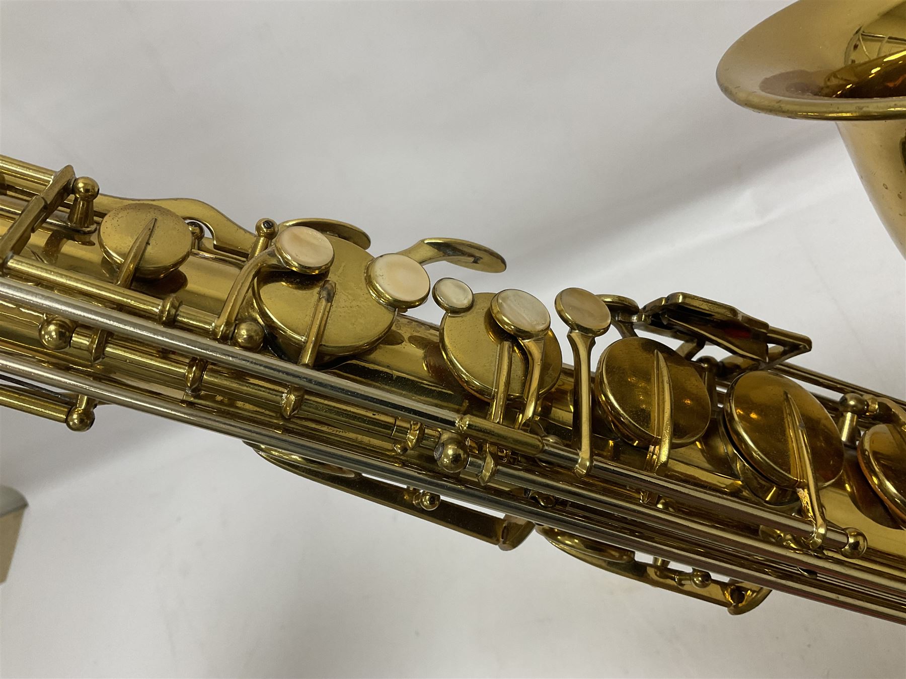 French Henri Selmer 1935 Radio Improved Tenor B flat Saxophone No 20344 - Image 18 of 28