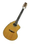 Brazilian Giannini Craviola twelve string acoustic guitar
