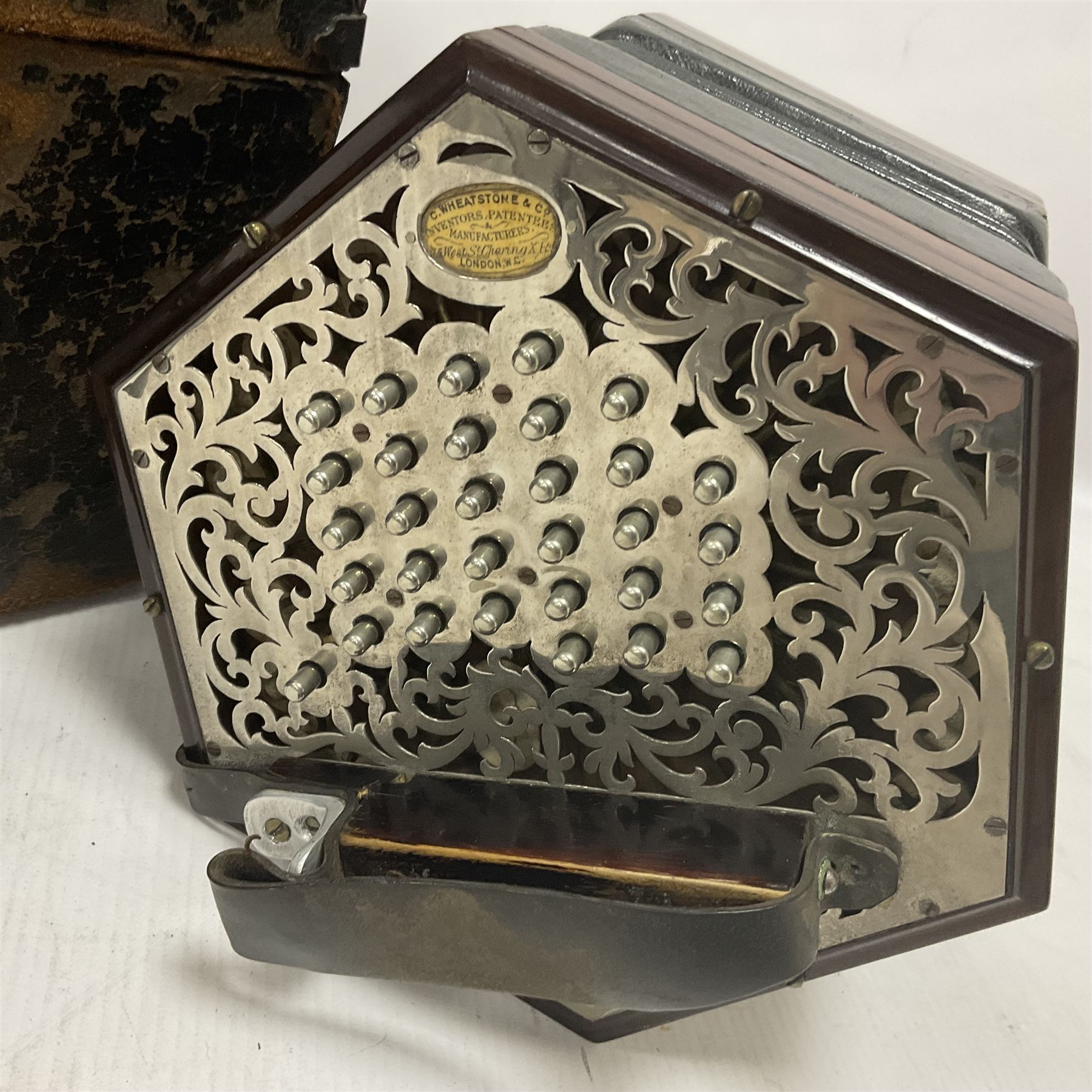 Wheatstone & Co McCann duet system concertina - Image 3 of 9