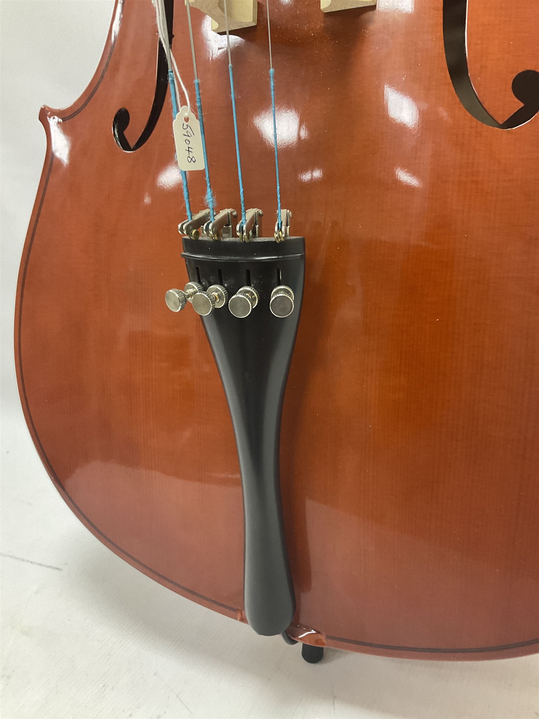 Gear 4 Music full size cello with a maple back and ribs and spruce top - Image 7 of 26