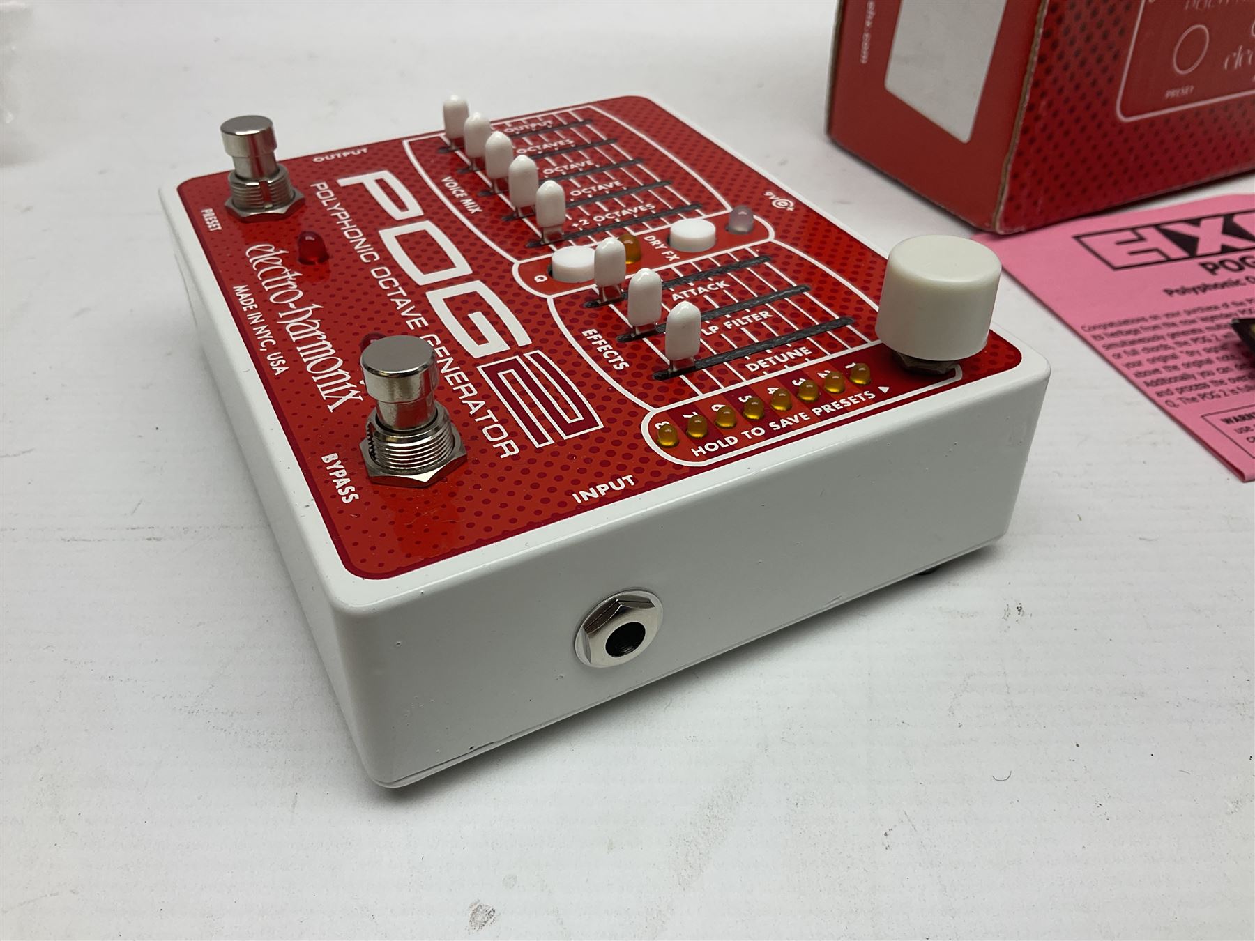 Electro Harmonix POG 2 Polyphonic Octave Generator guitar pedal - Image 4 of 8